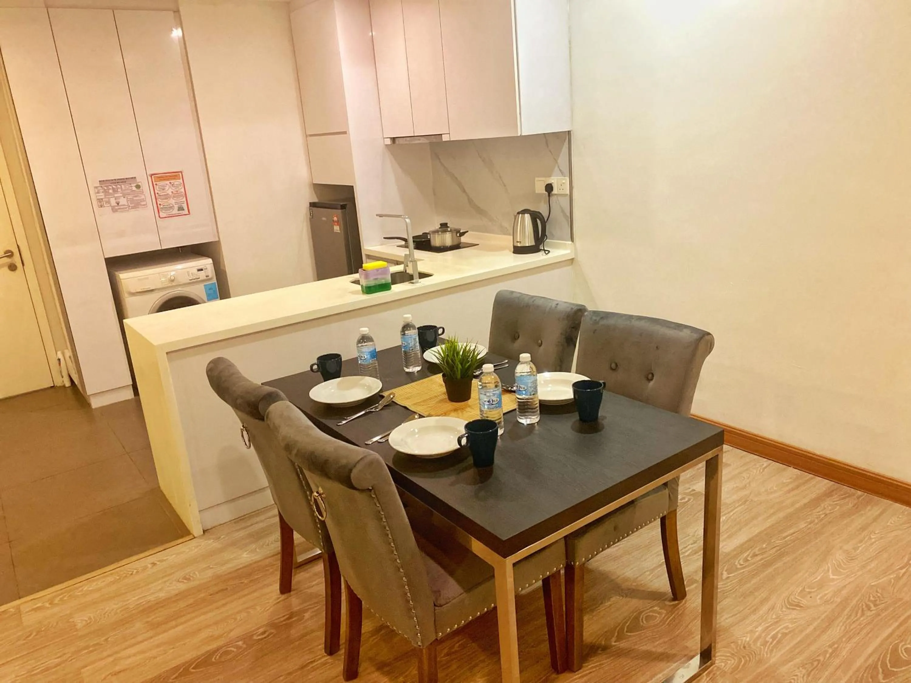 Kitchen or kitchenette in Lila Suites One Bukit Ceylon