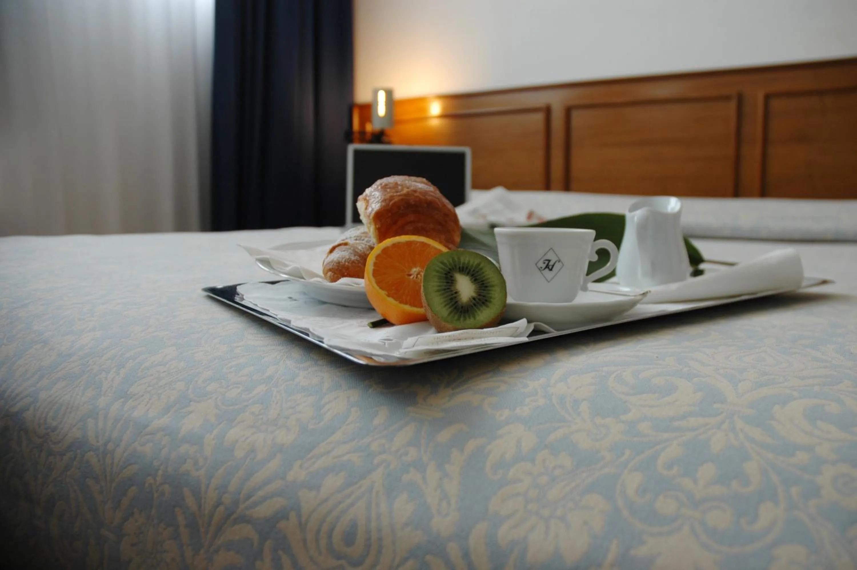 Bed in Hotel Cavallino