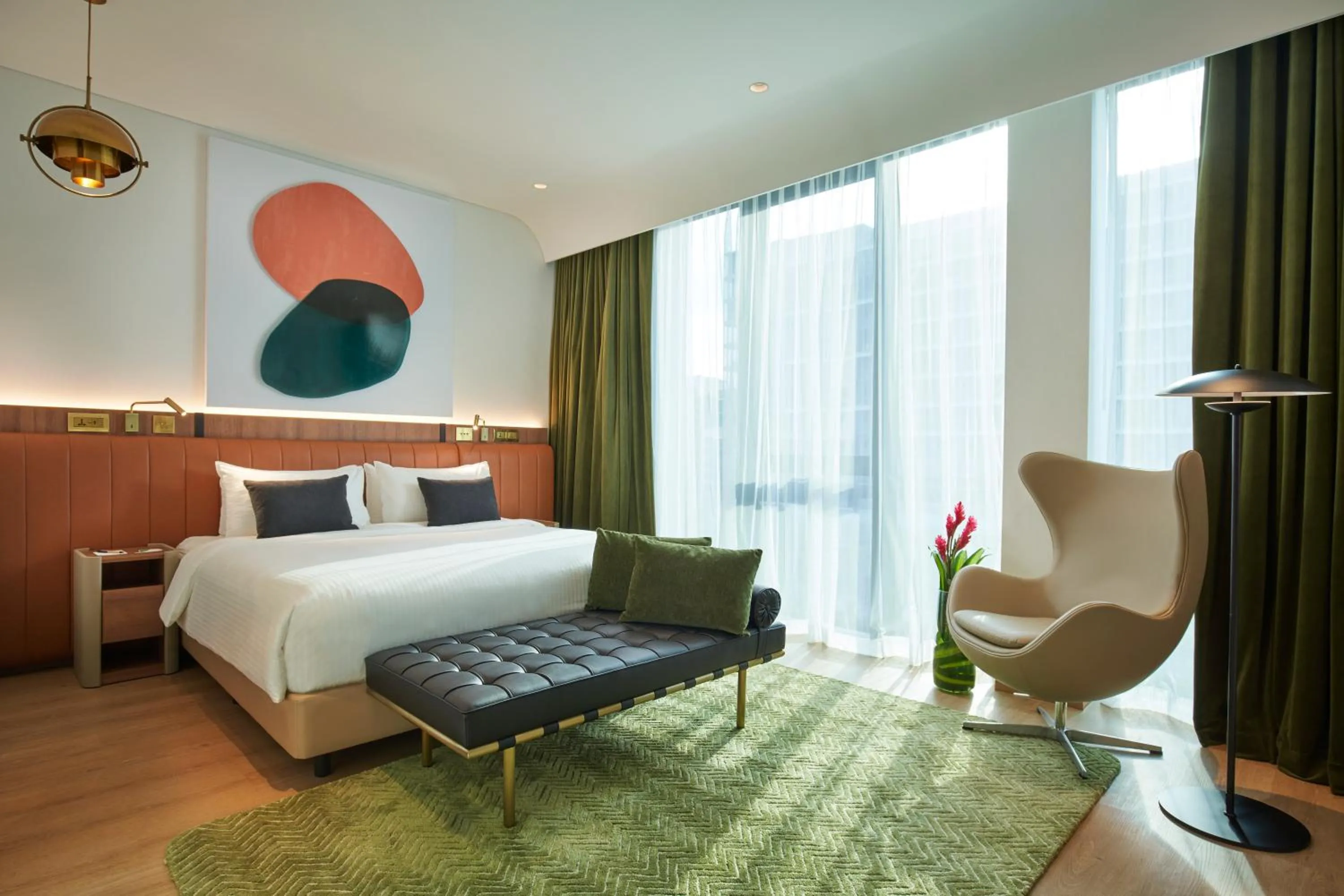 Bed in Citadines Connect City Centre Singapore