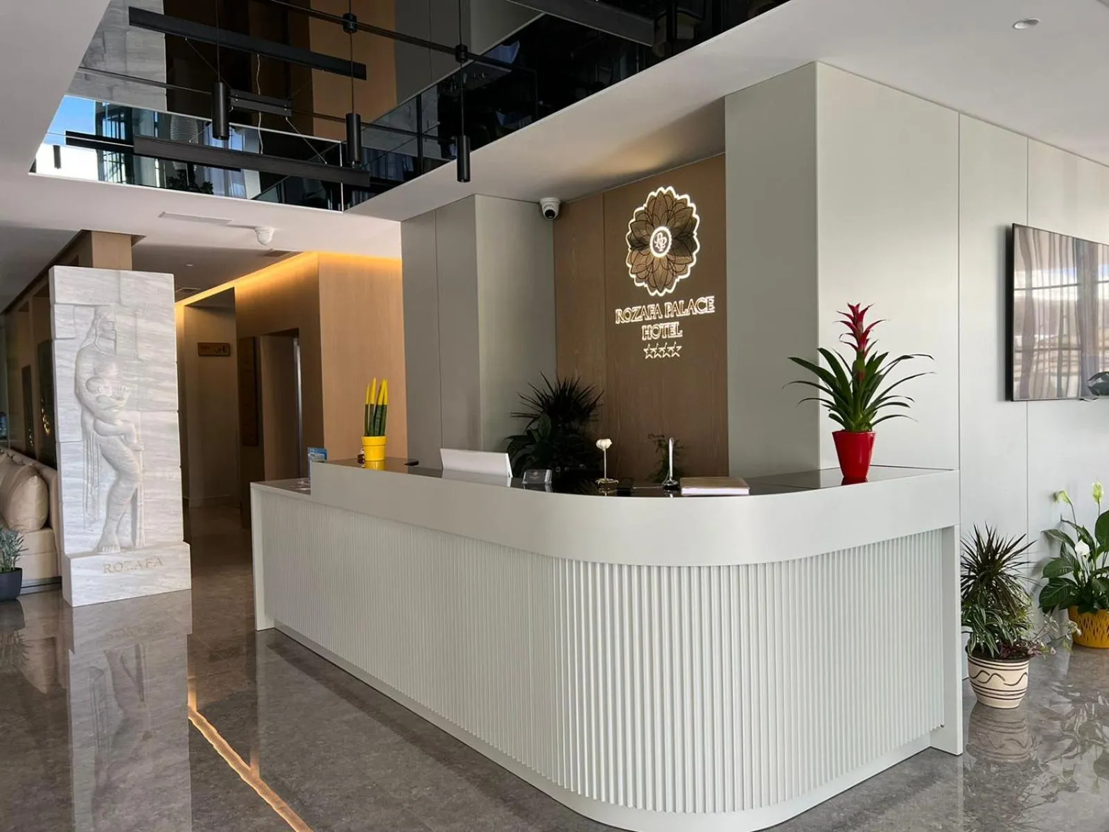 Lobby or reception in Rozafa Palace Hotel