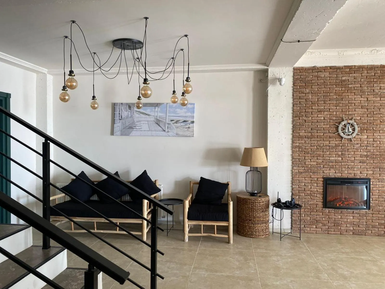Seating area in Claude Monet Seaside Hotel