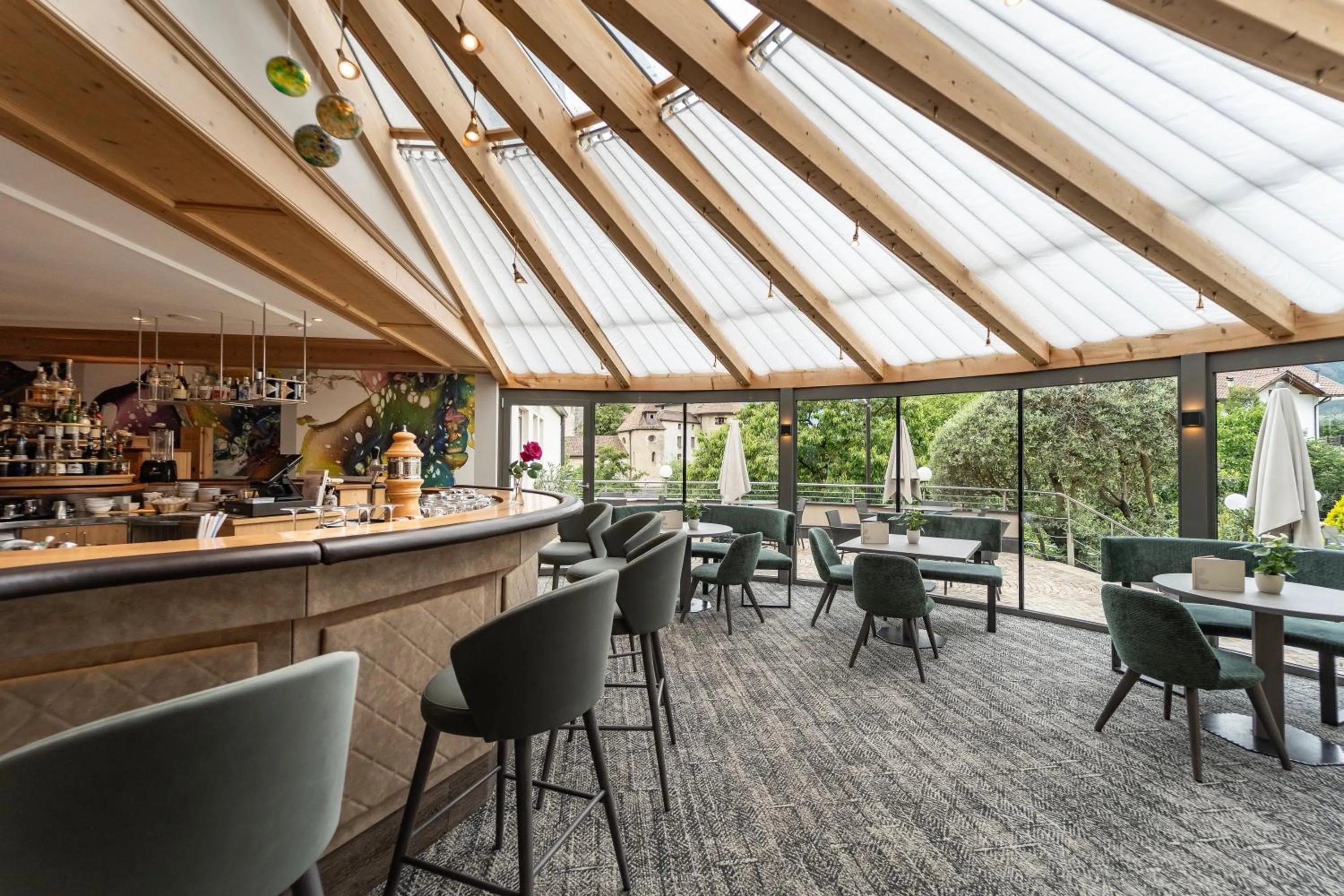 Lounge or bar in Baumgartner's Blumenhotel