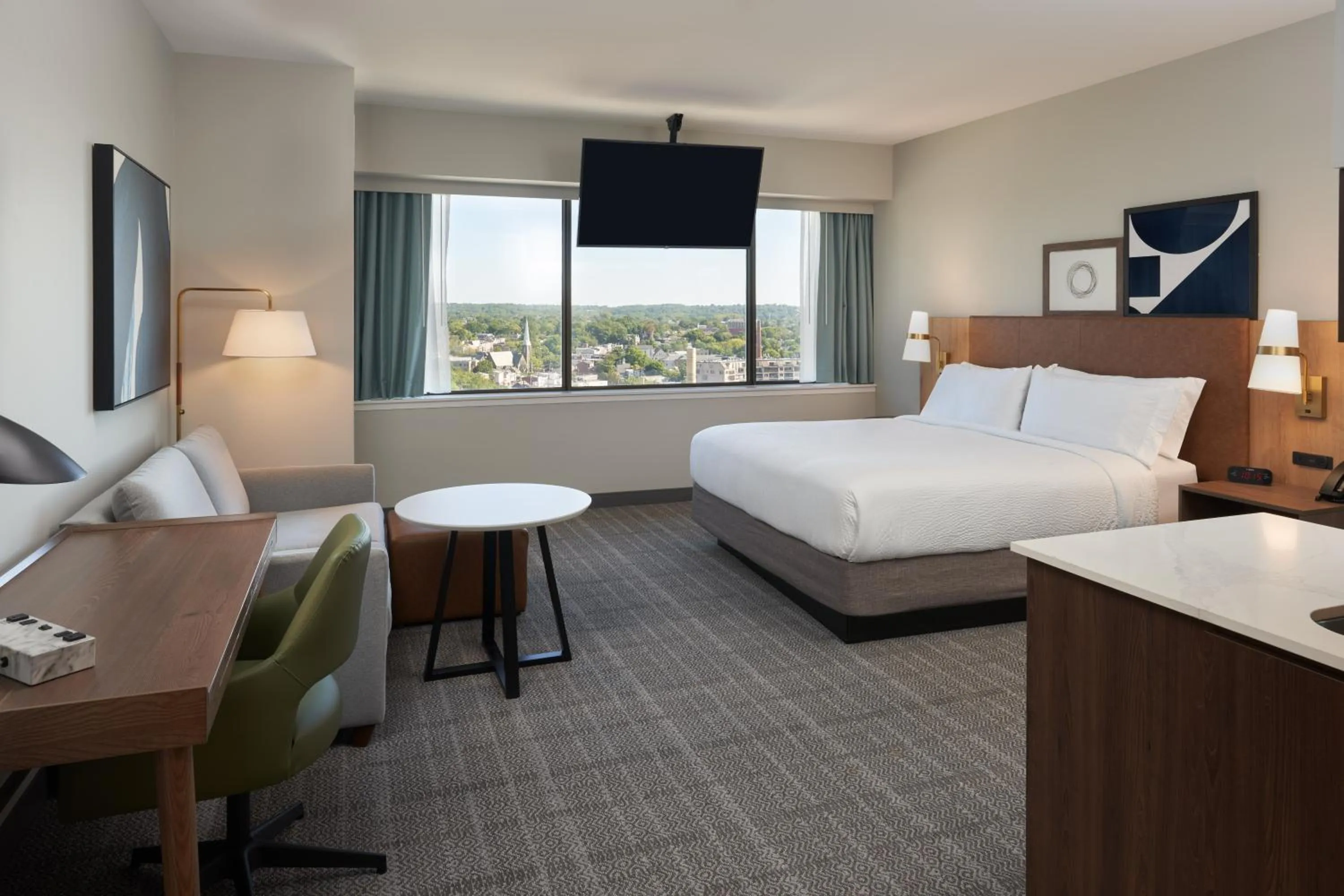 Photo of the whole room, Bed in Staybridge Suites Wilmington Downtown by IHG