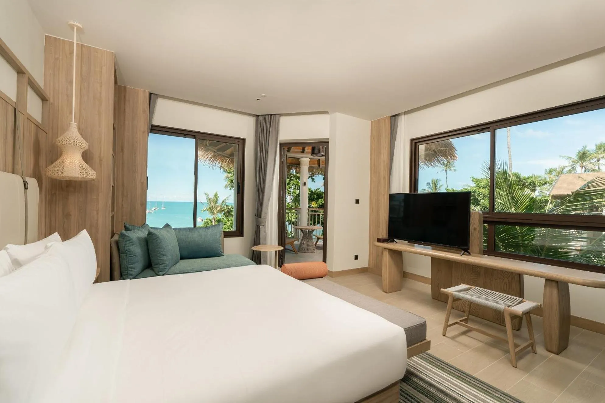 Sea view, Bed in Holiday Inn Resort Samui Bophut Beach, an IHG Hotel