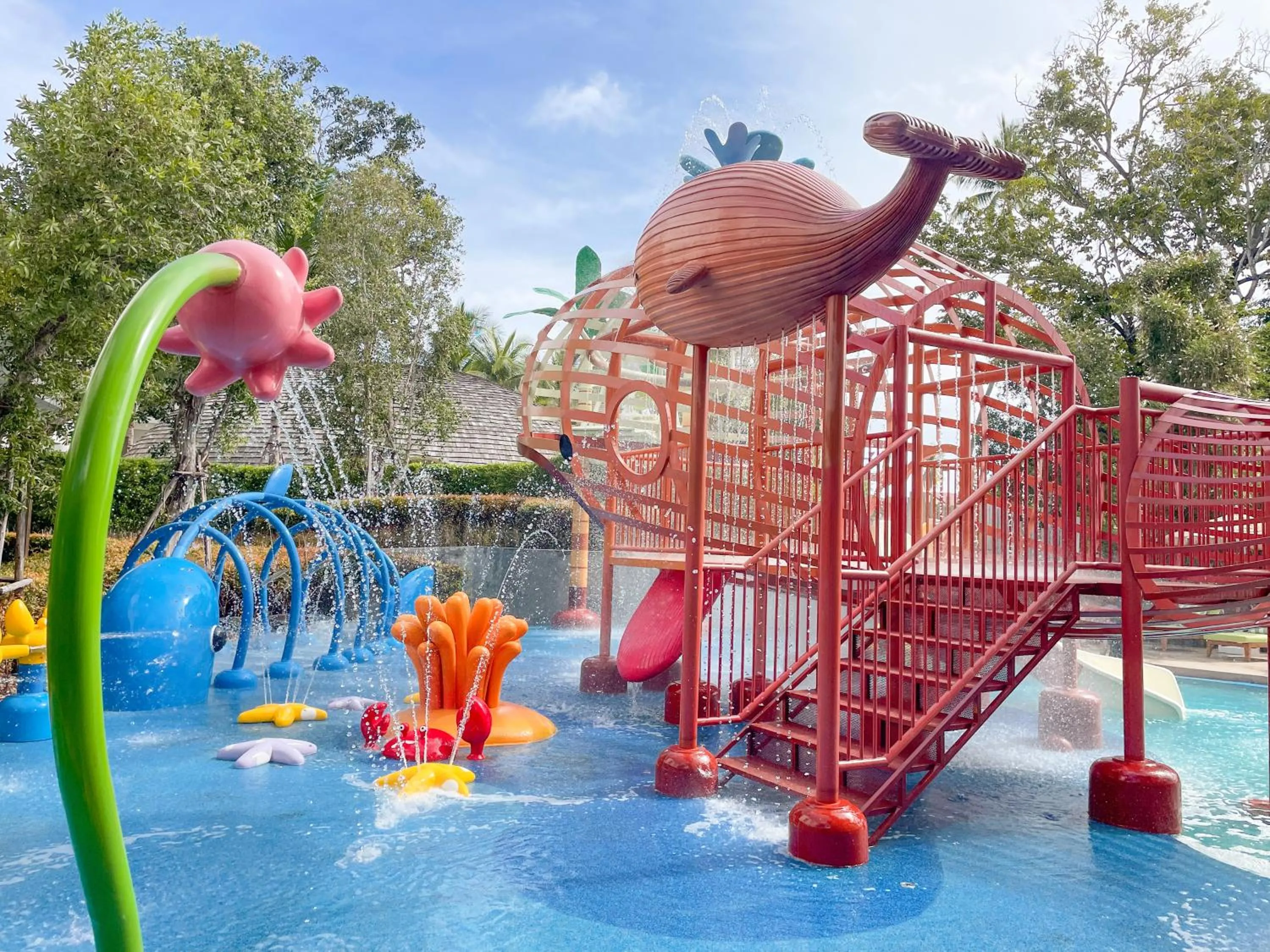 Aqua park in Holiday Inn Resort Samui Bophut Beach, an IHG Hotel