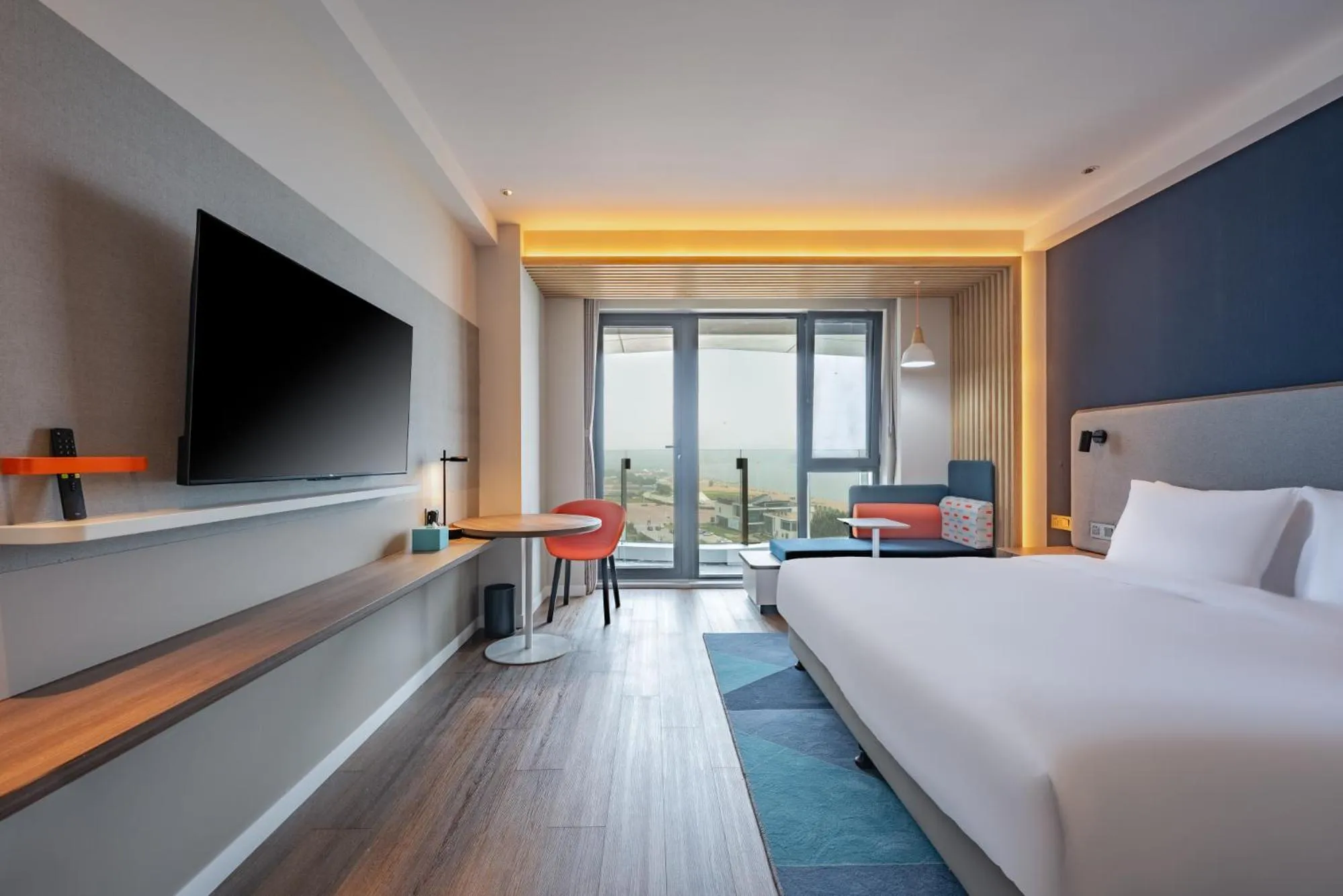 TV and multimedia, Bed in Holiday Inn Express Huludao Seaview by IHG
