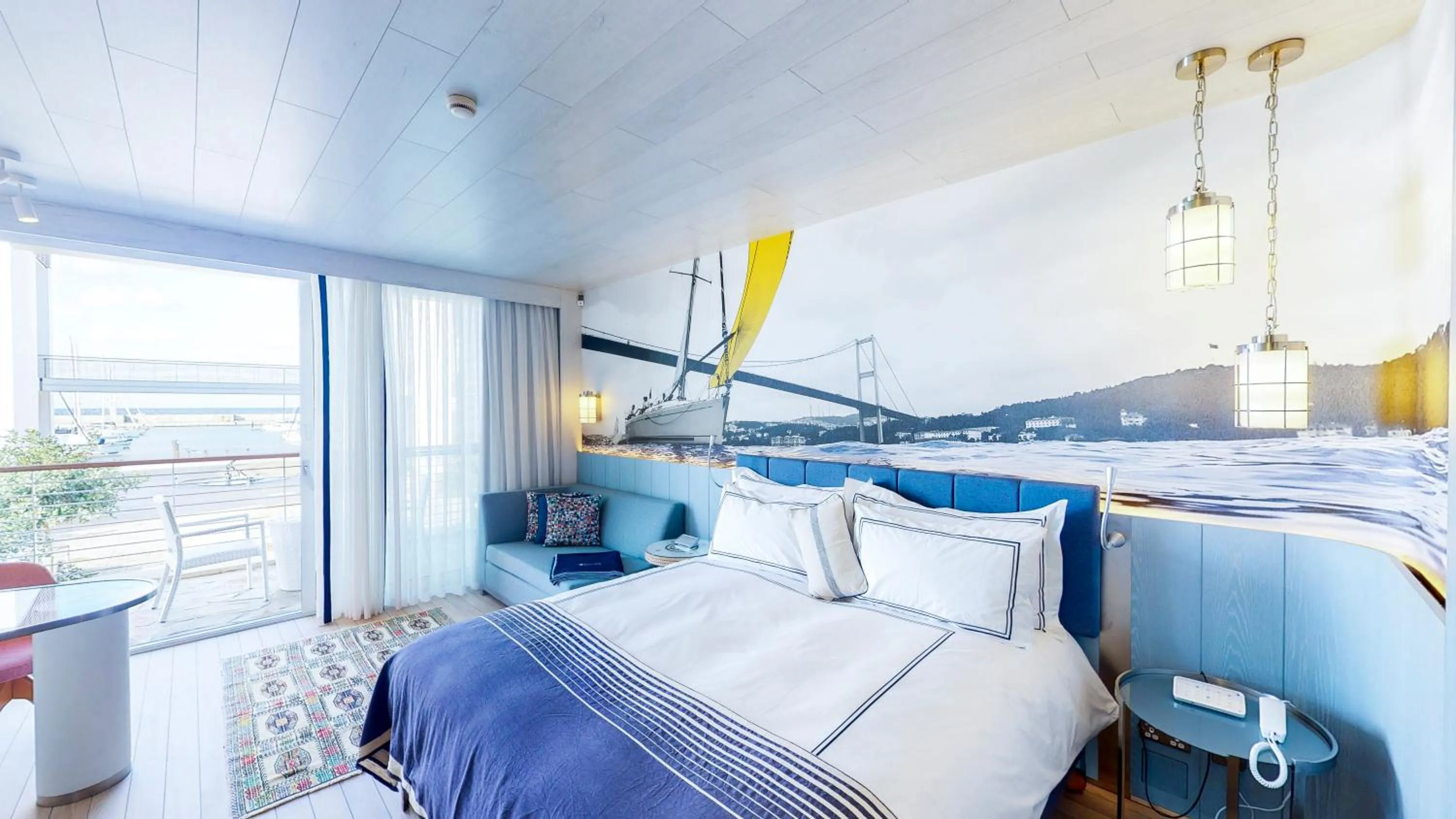 Bedroom, Bed in Karpaz Gate Marina Hotel