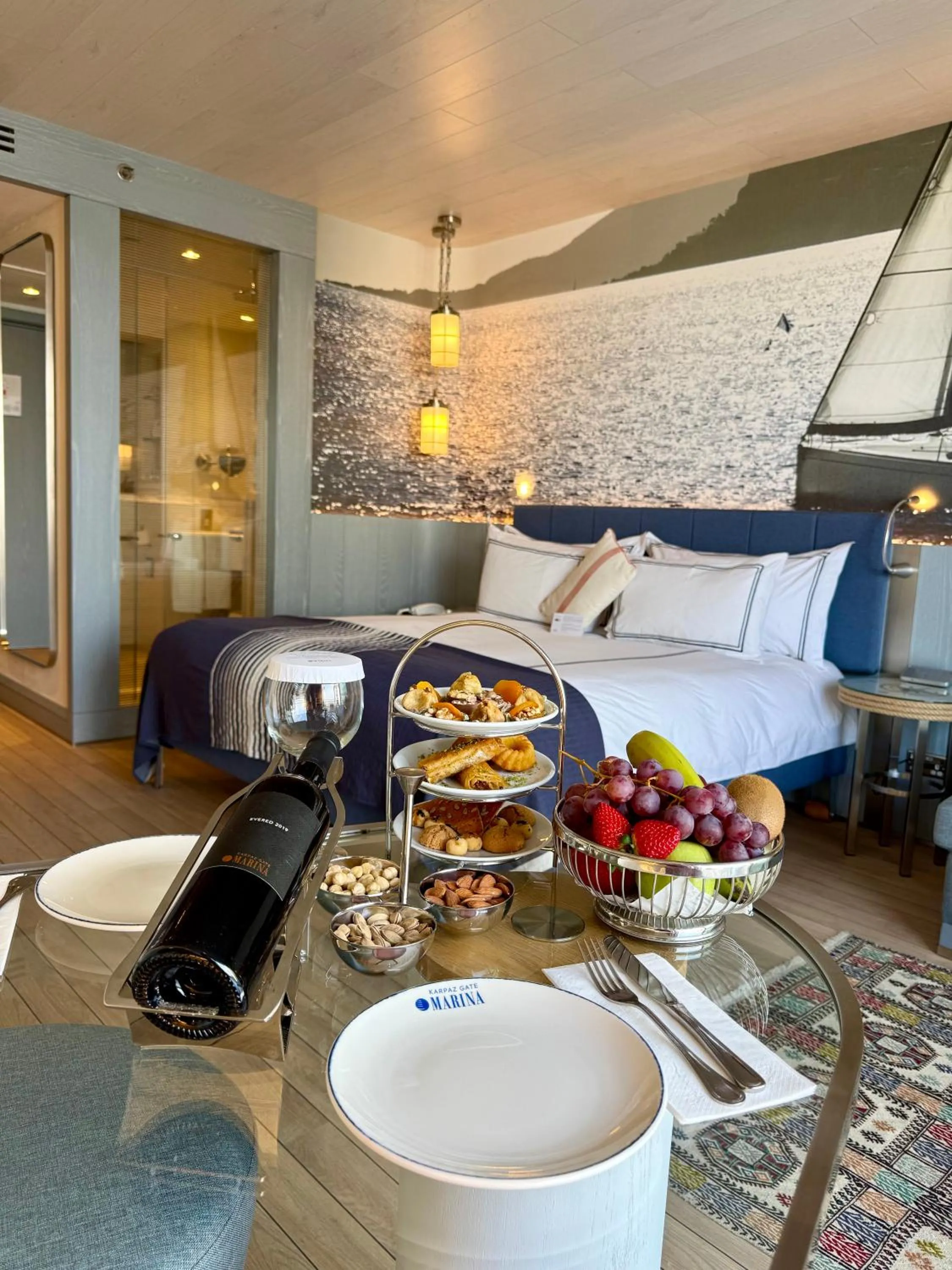 Food close-up in Karpaz Gate Marina Hotel