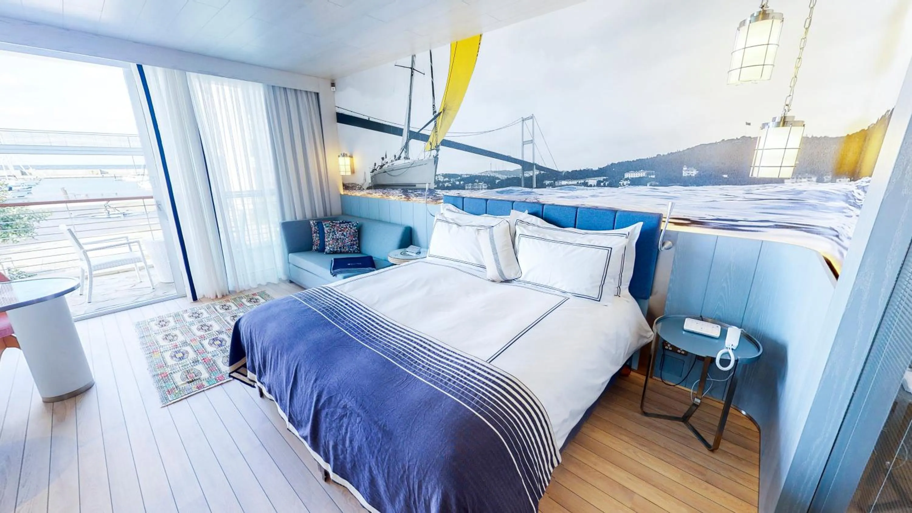 Bedroom, Bed in Karpaz Gate Marina Hotel