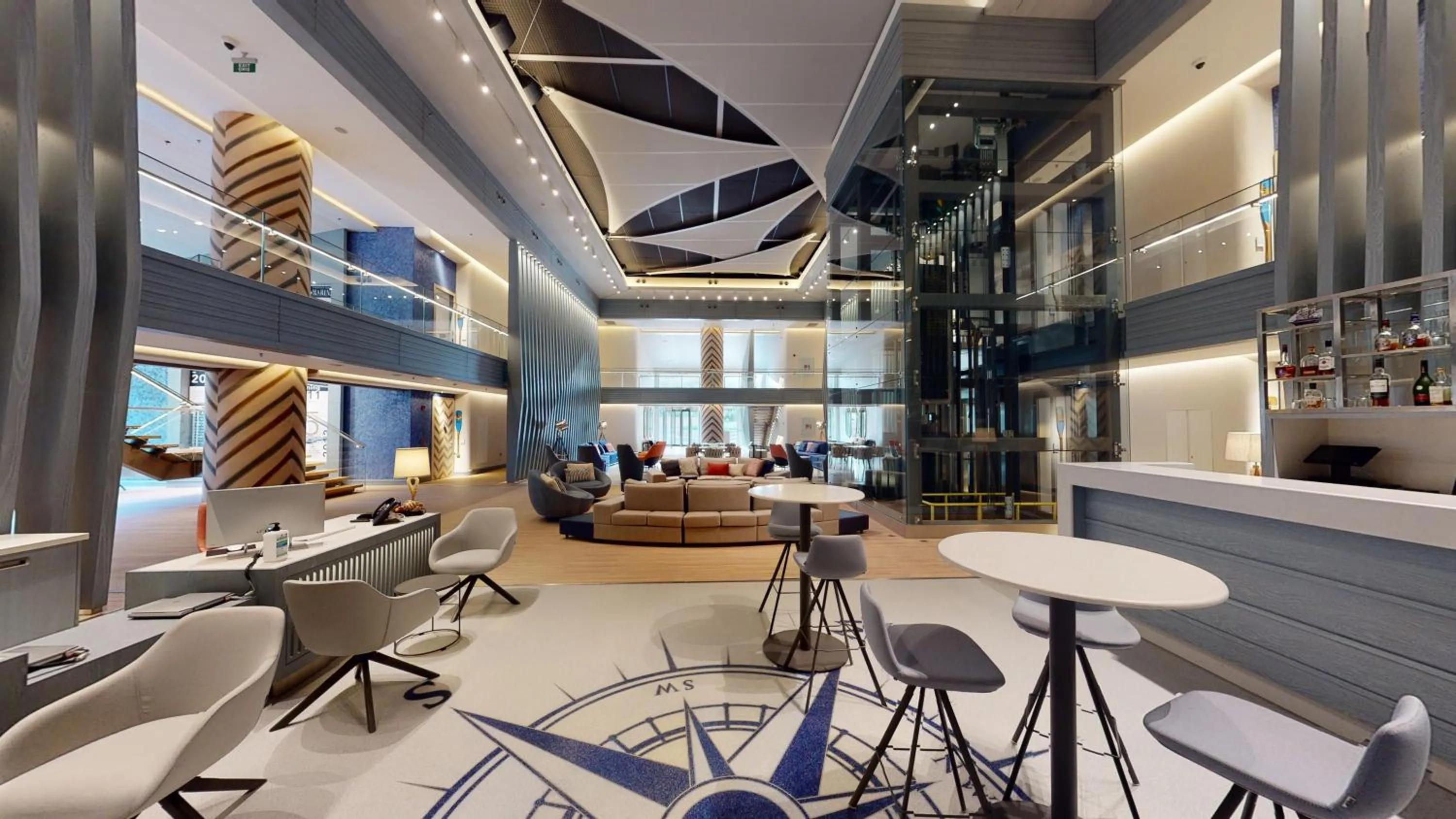 Lobby or reception in Karpaz Gate Marina Hotel