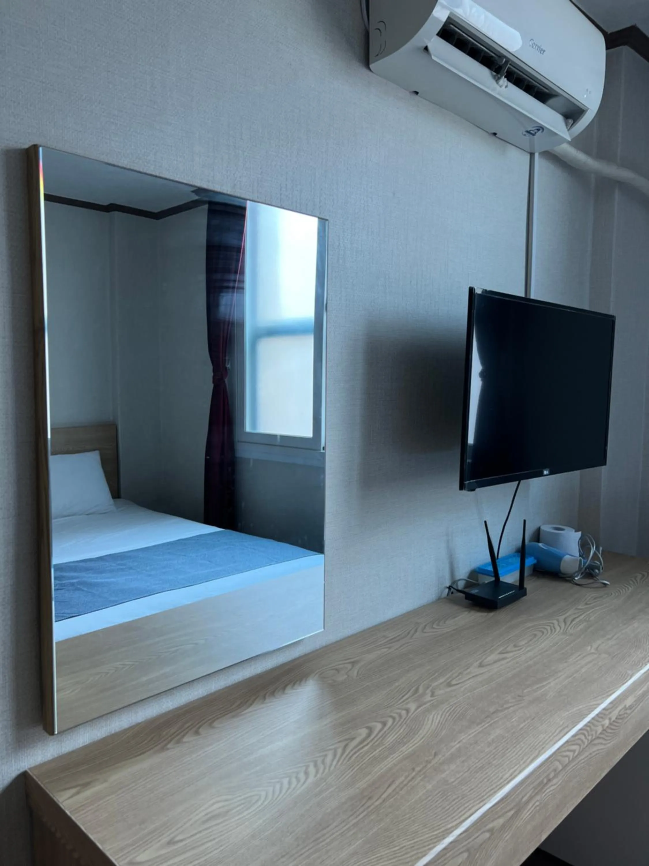 TV and multimedia, Bed in Bricks Stay Jeju City & Aiport