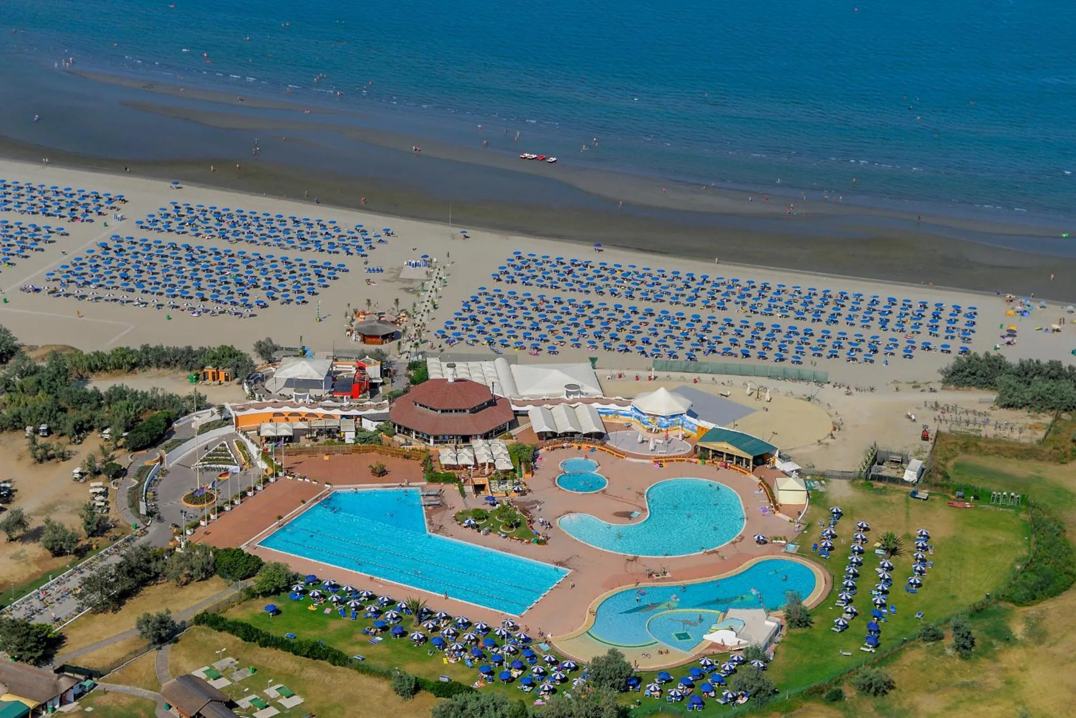 Aqua park in Isola di Albarella Golf Hotel
