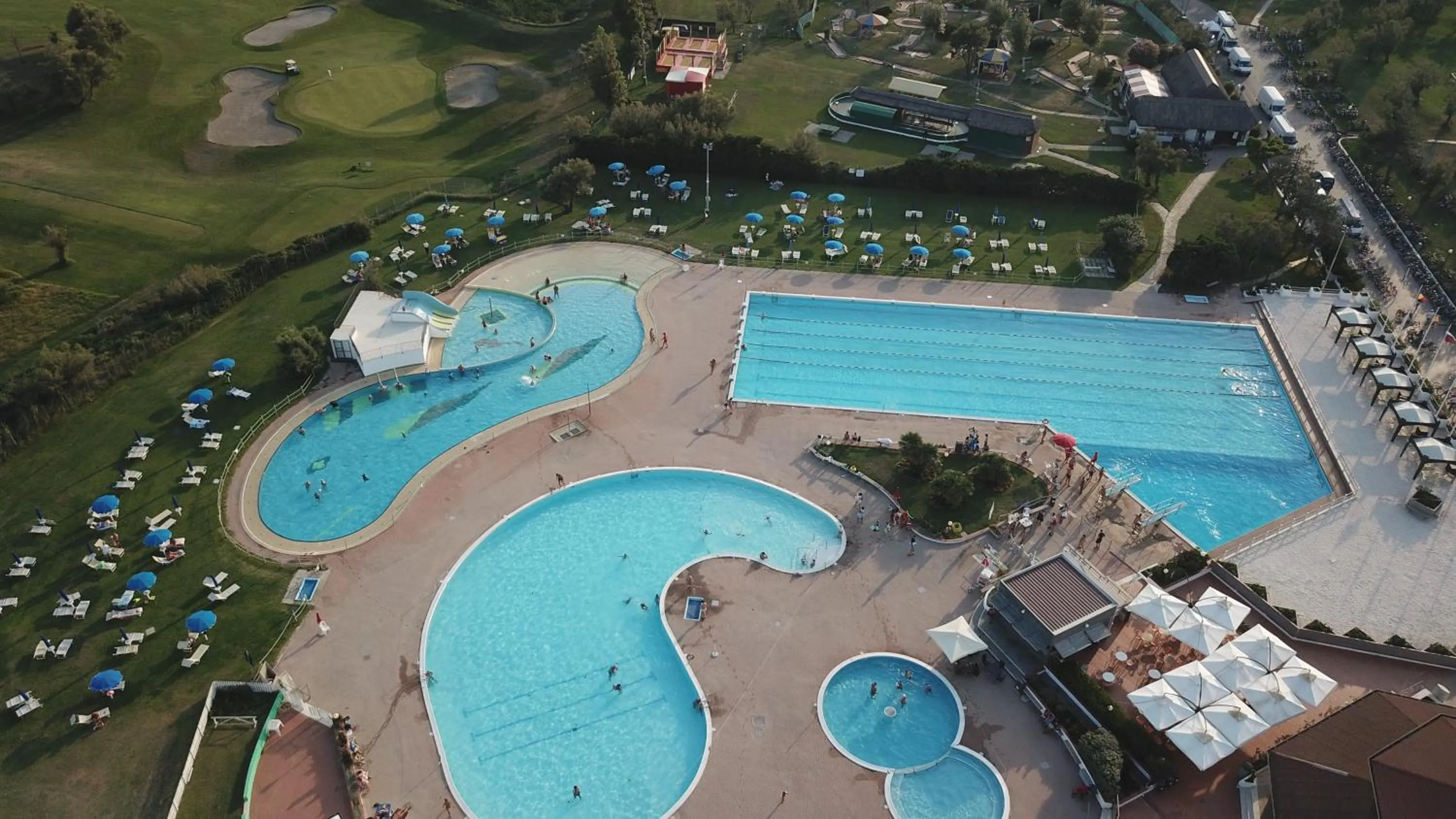 Aqua park in Isola di Albarella Golf Hotel