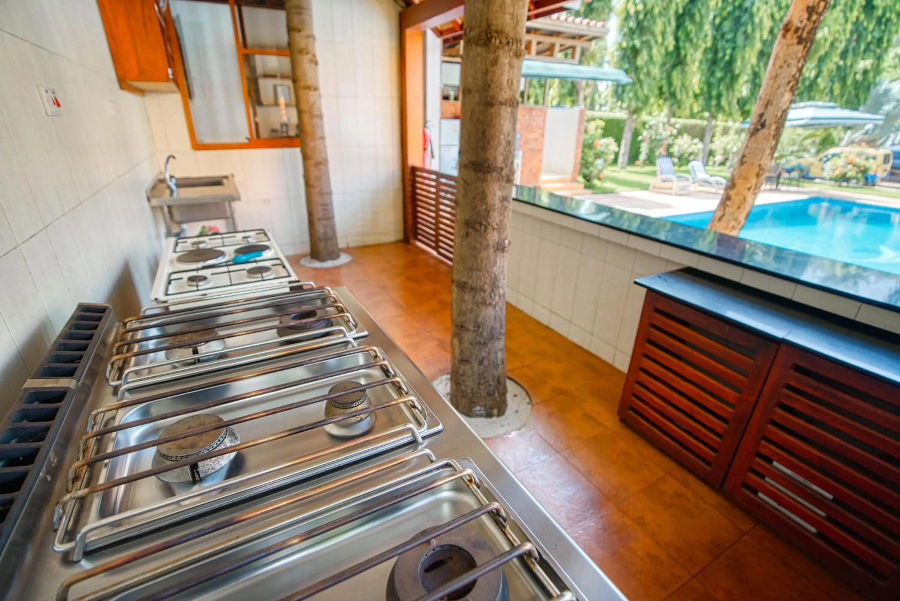 Communal kitchen in Kibo Homes Moshi