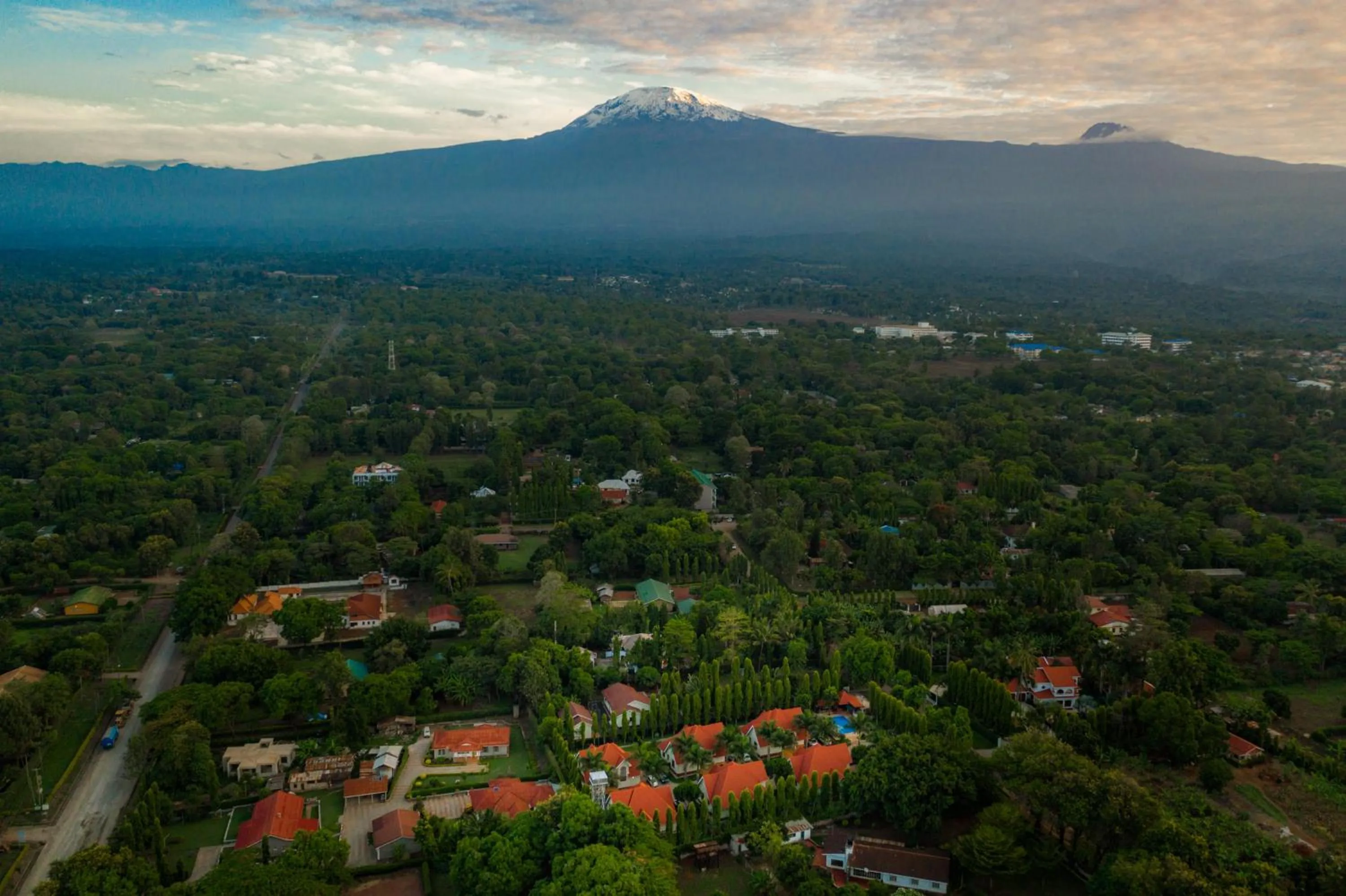 Bird's eye view in Kibo Homes Moshi
