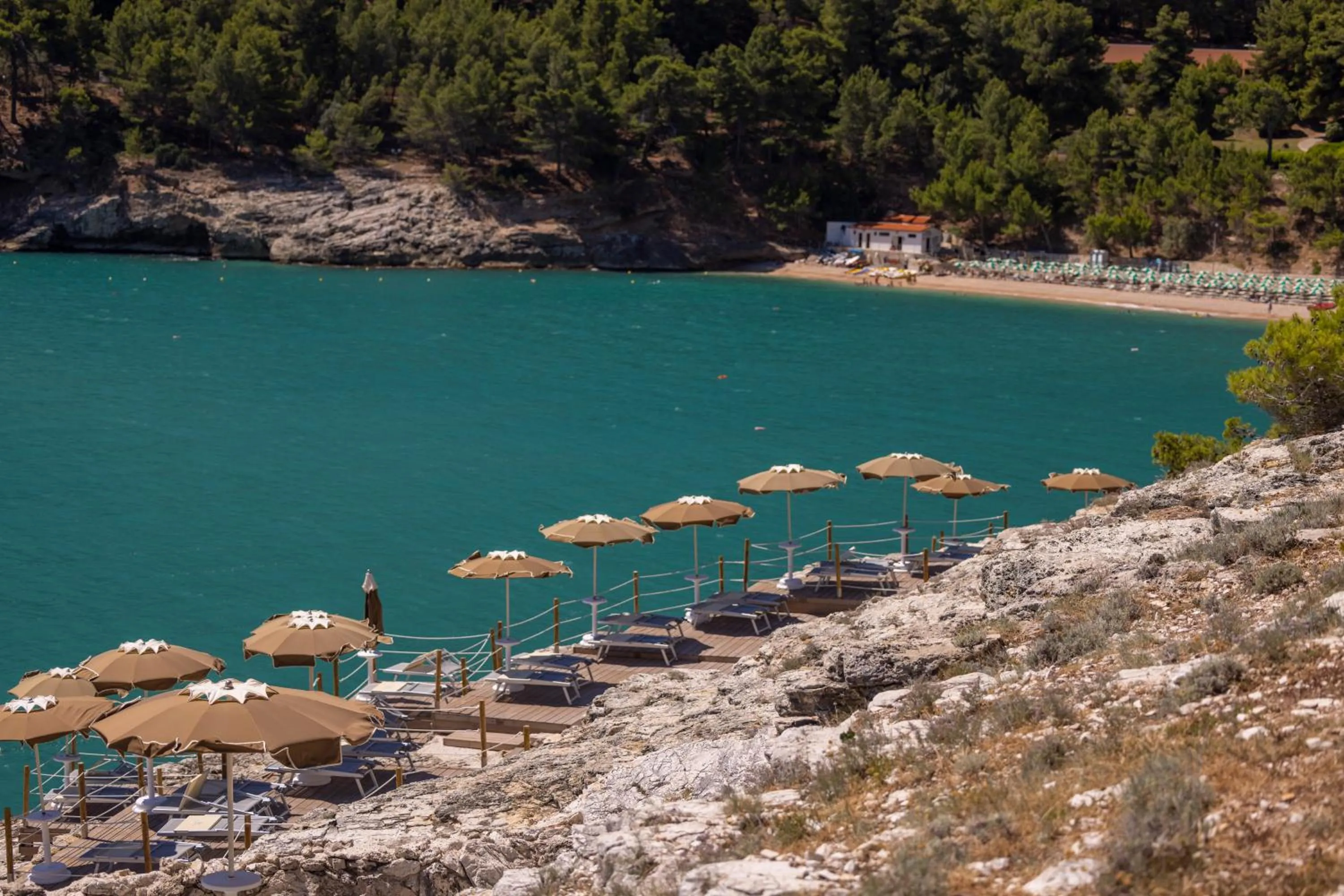 Sea view in Pugnochiuso Resort Hotel del Faro