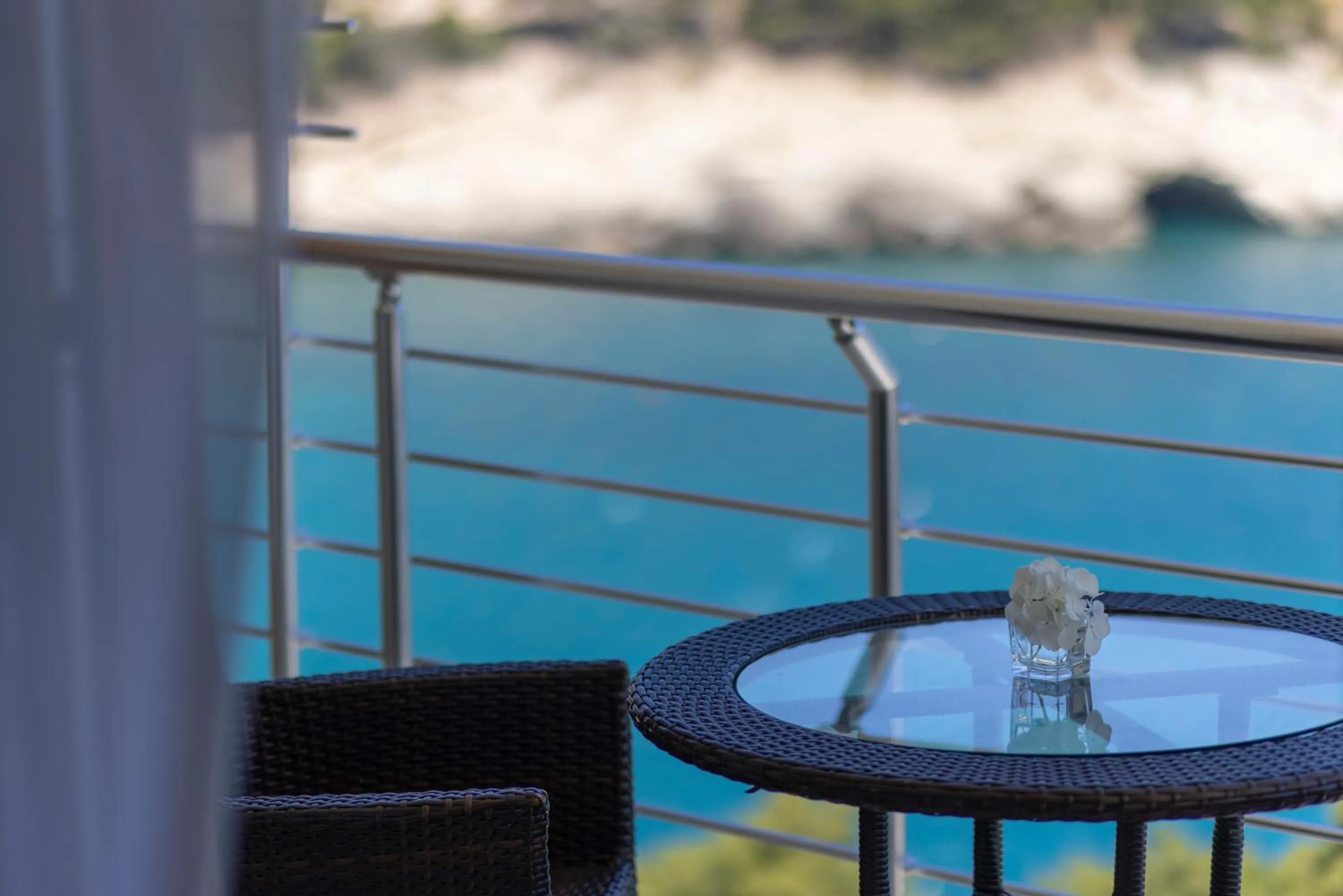 Balcony/Terrace in Pugnochiuso Resort Hotel del Faro