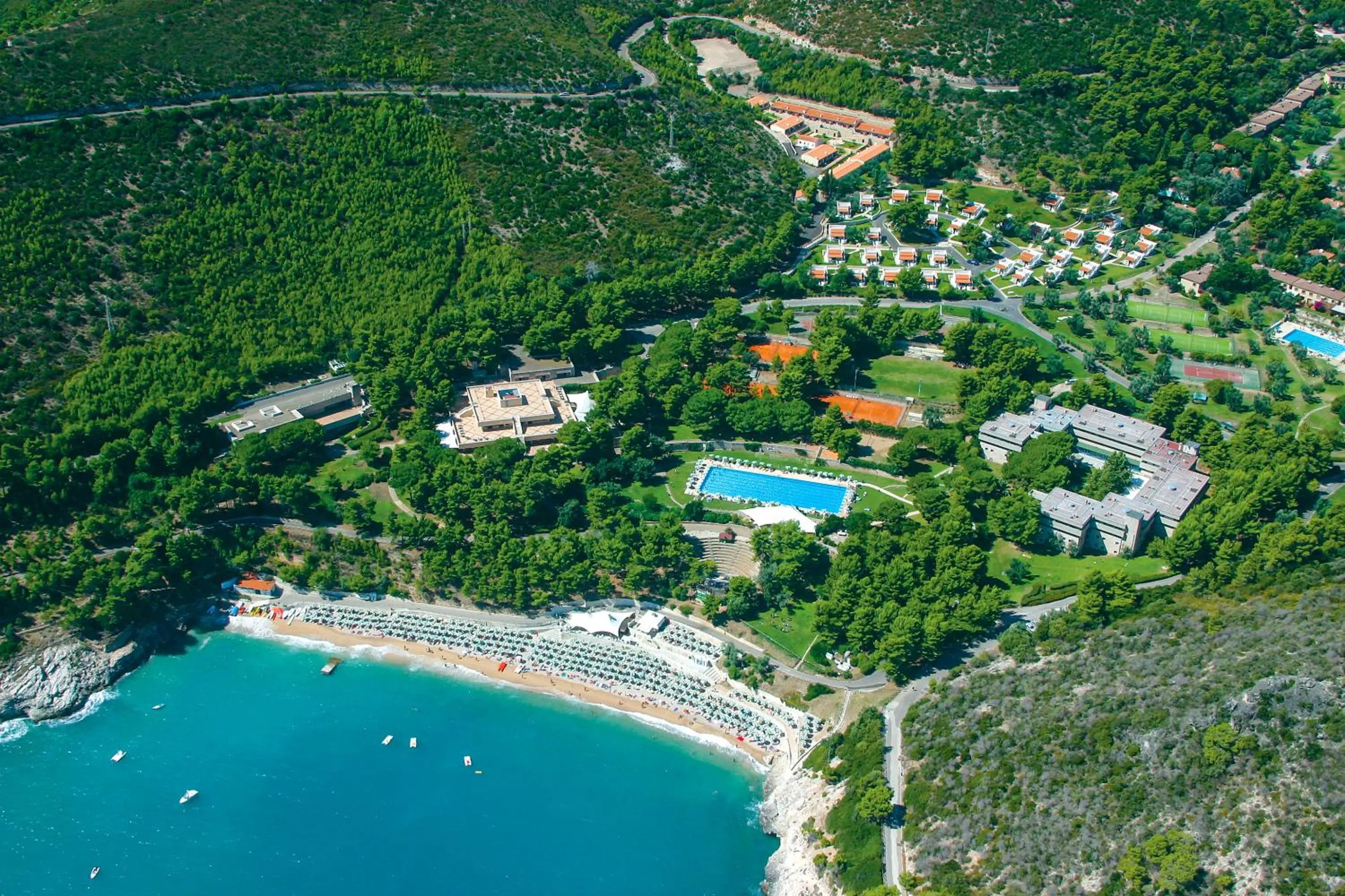 Bird's eye view in Pugnochiuso Resort Hotel del Faro