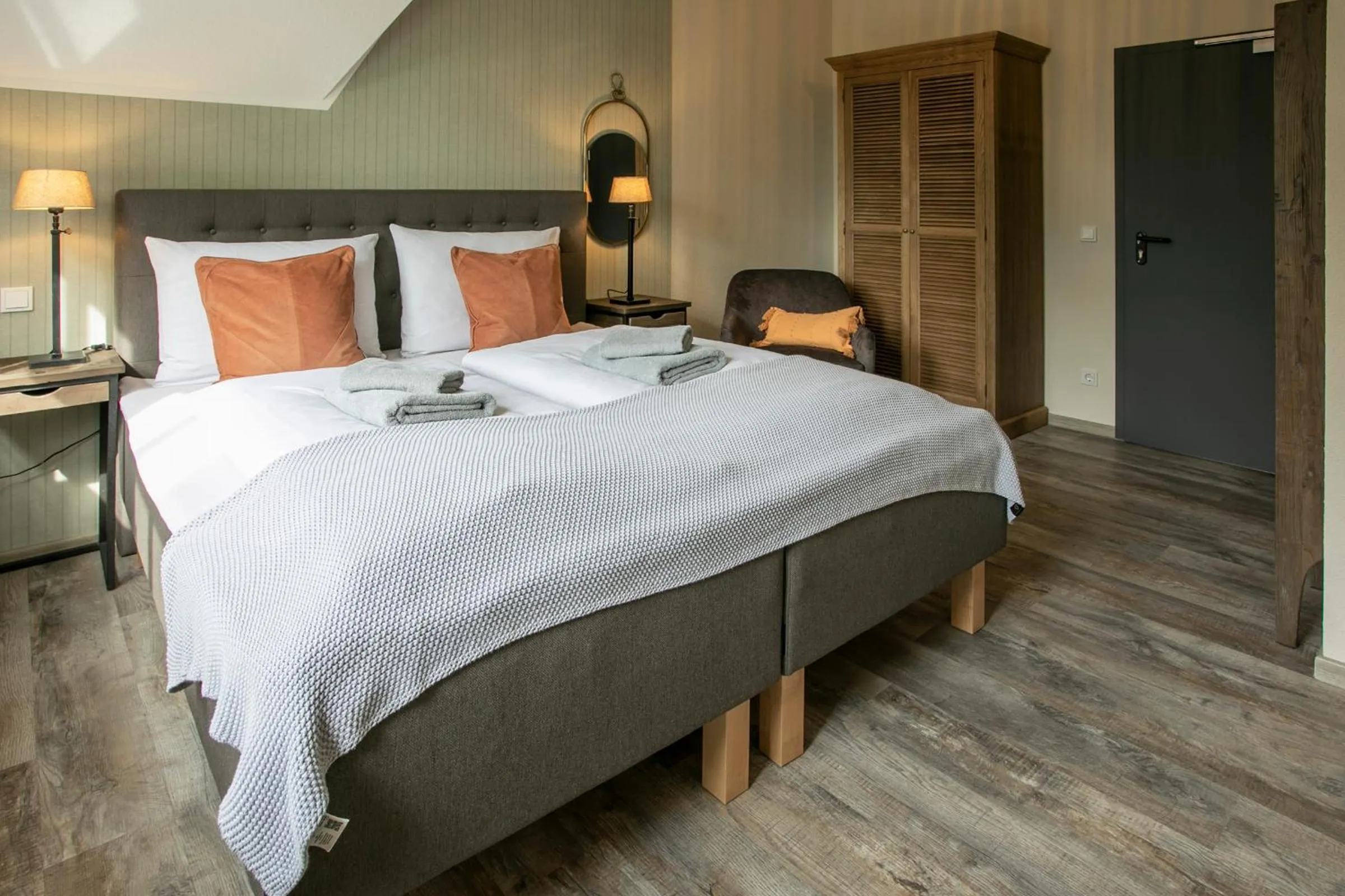 Bed in Himmelreich im Schlosshotel Braunfels