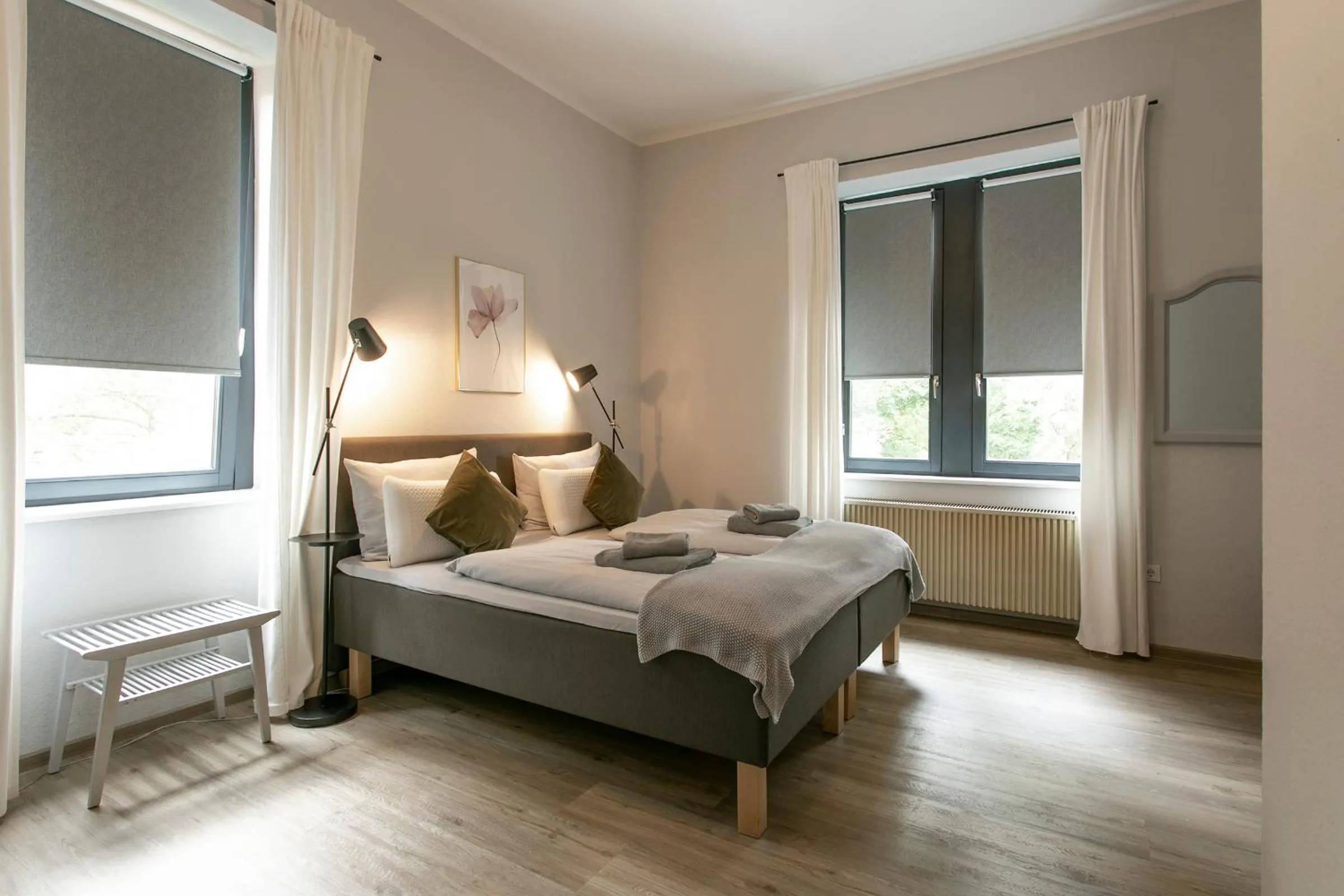 Bed in Himmelreich im Schlosshotel Braunfels