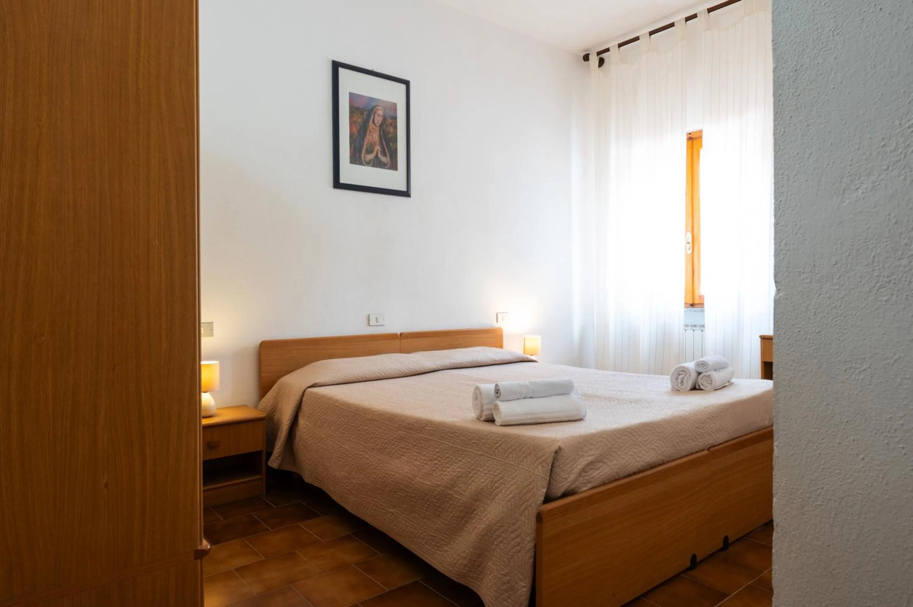 Bed in Hotel L'Aragosta