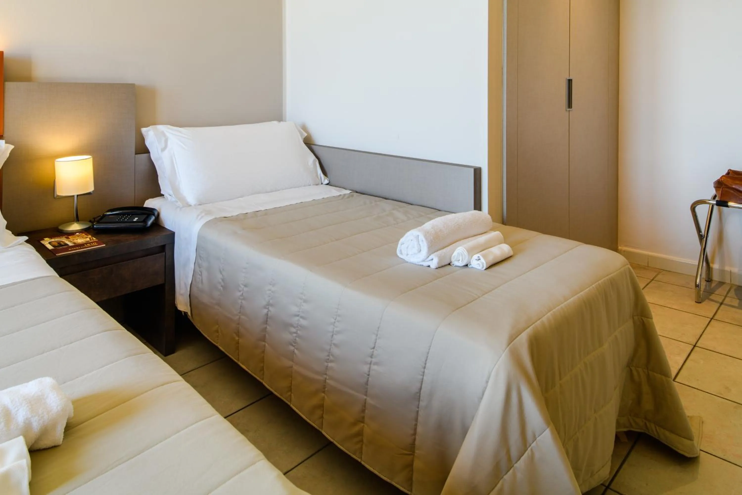 Bed in Hotel Tirreno