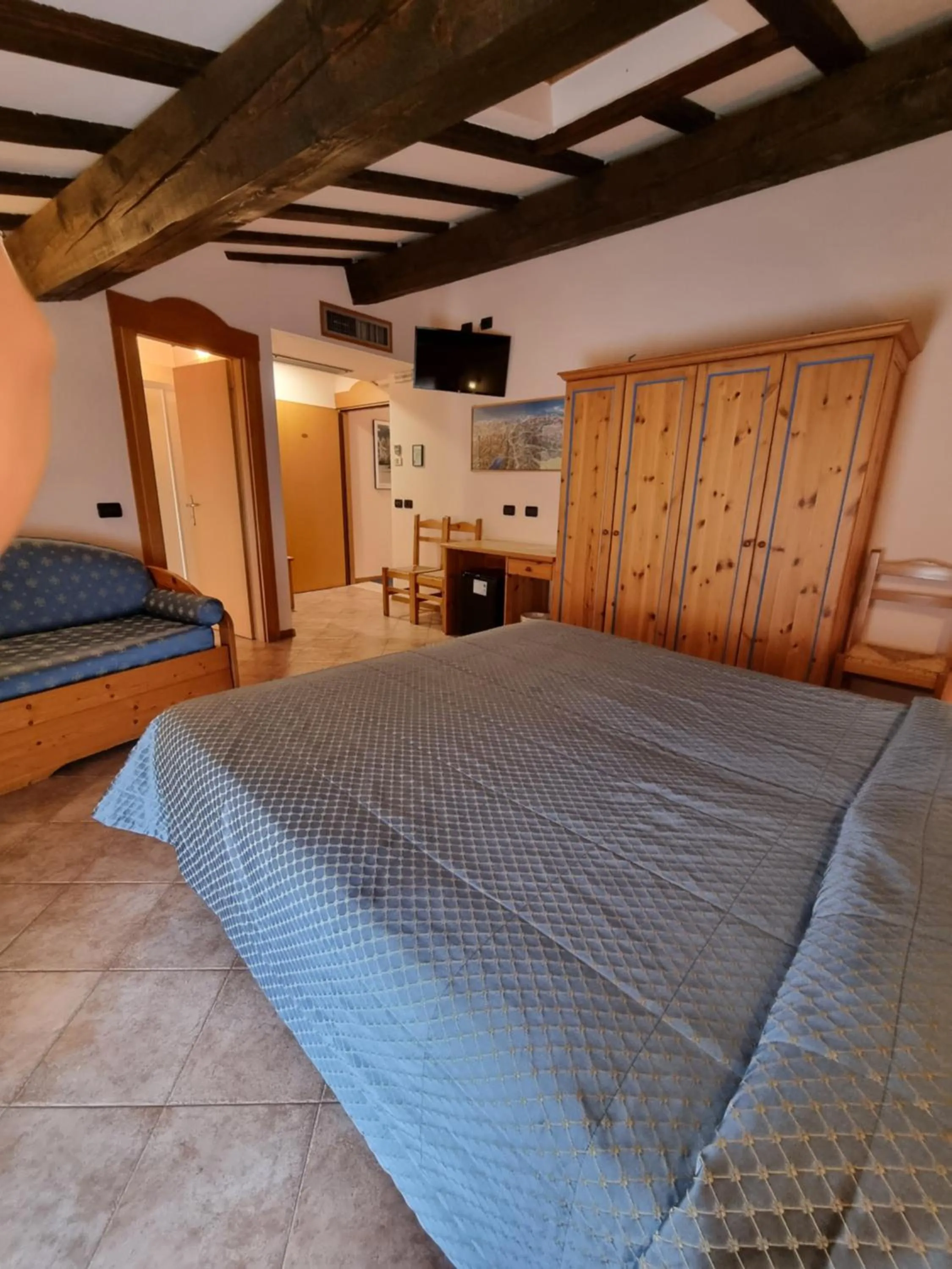 Bed in Hotel Vittoria