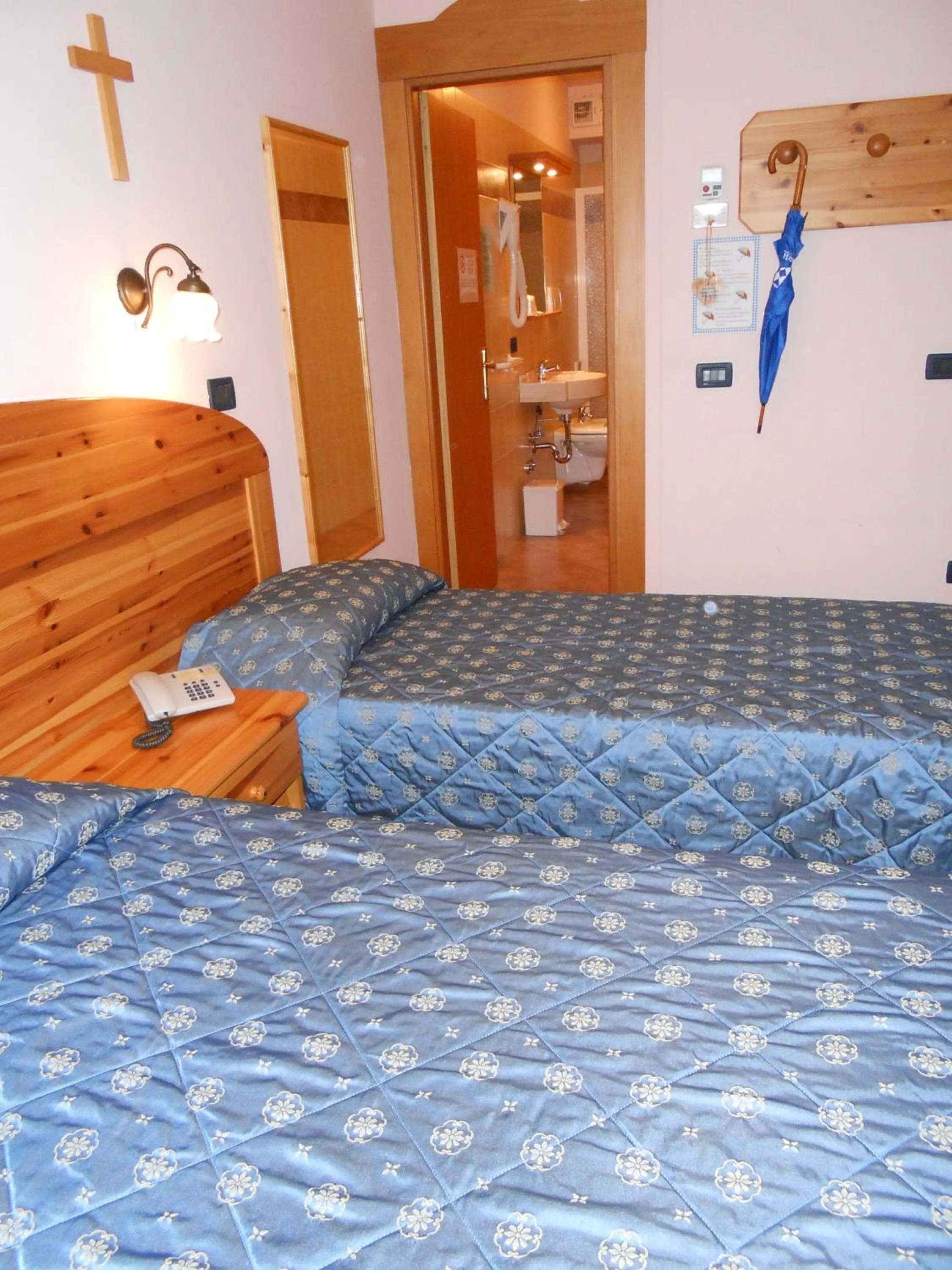 Bed in Hotel Vittoria