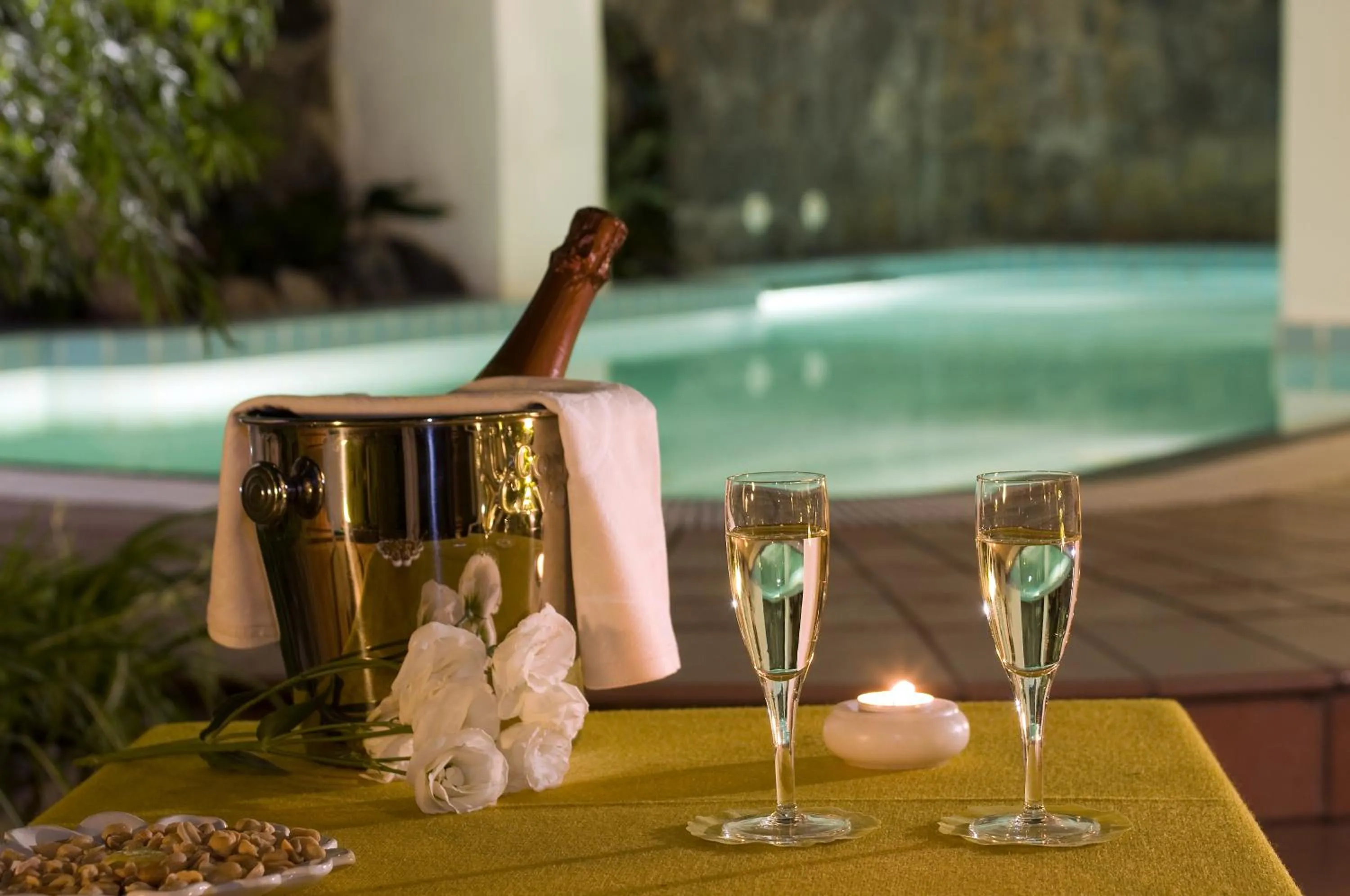 Patio in Hotel Villa Angelica