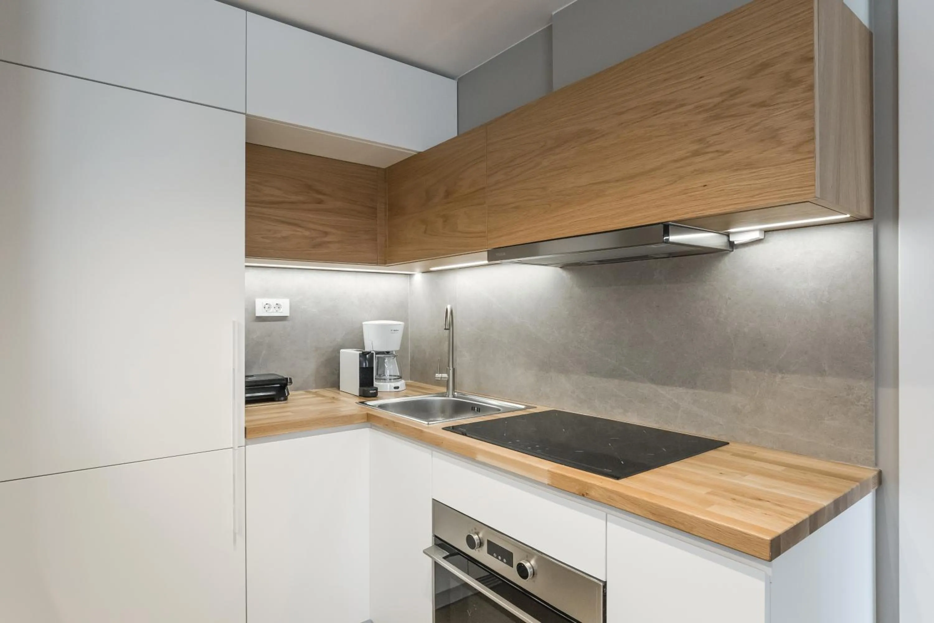 Kitchen or kitchenette in Noemie Luxury Suites