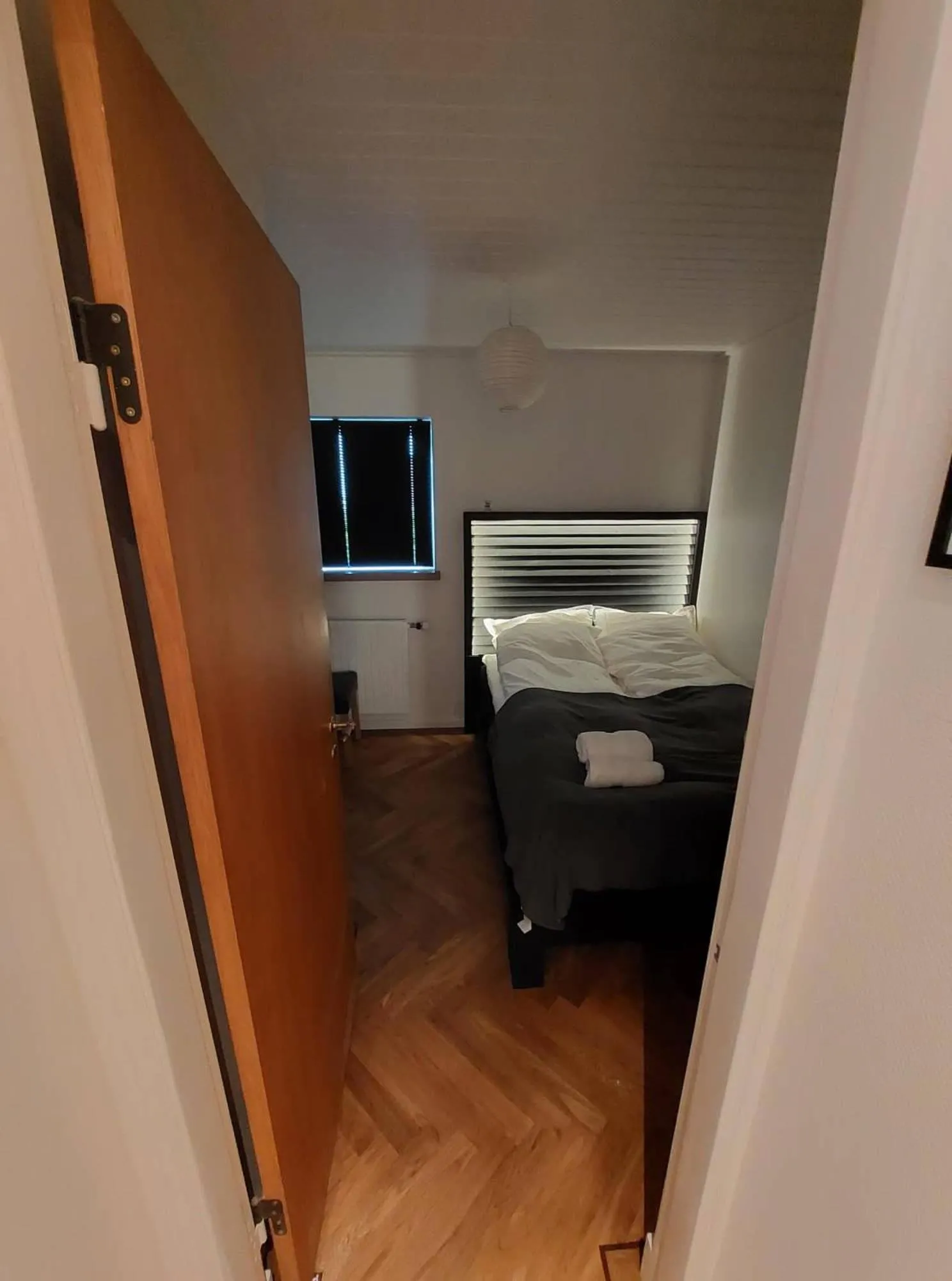 Bed in Tórshavn City Apartment
