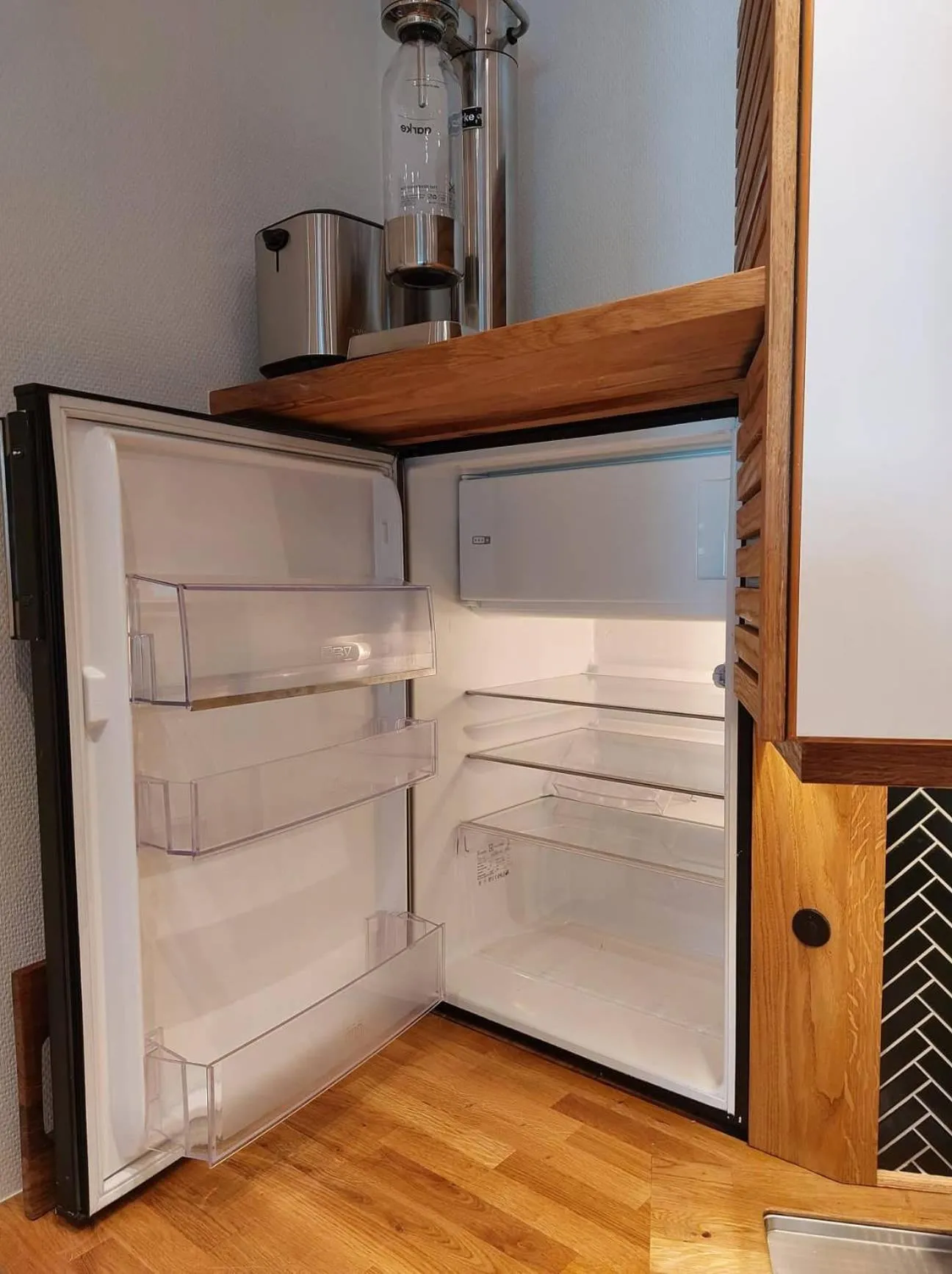 kitchen in Tórshavn City Apartment