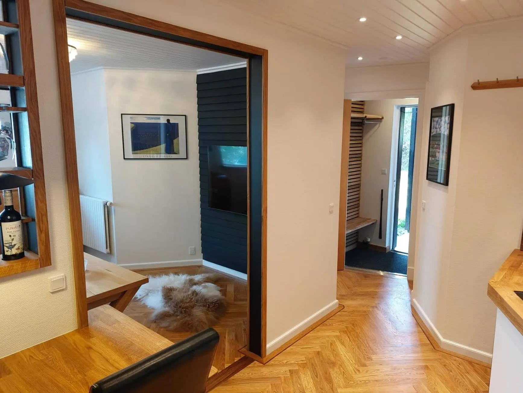 Photo of the whole room, Bed in Tórshavn City Apartment