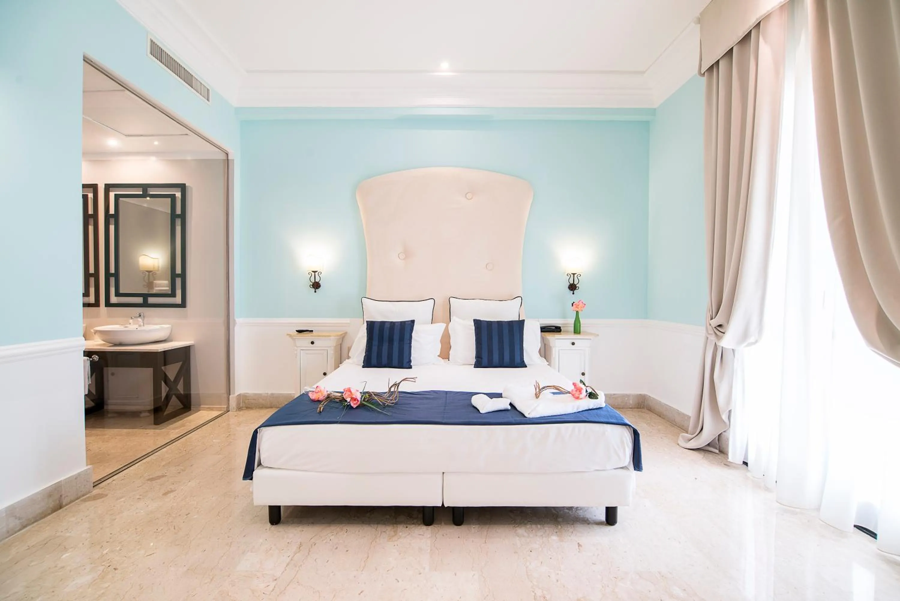 Bed in Hotel Baglio Basile