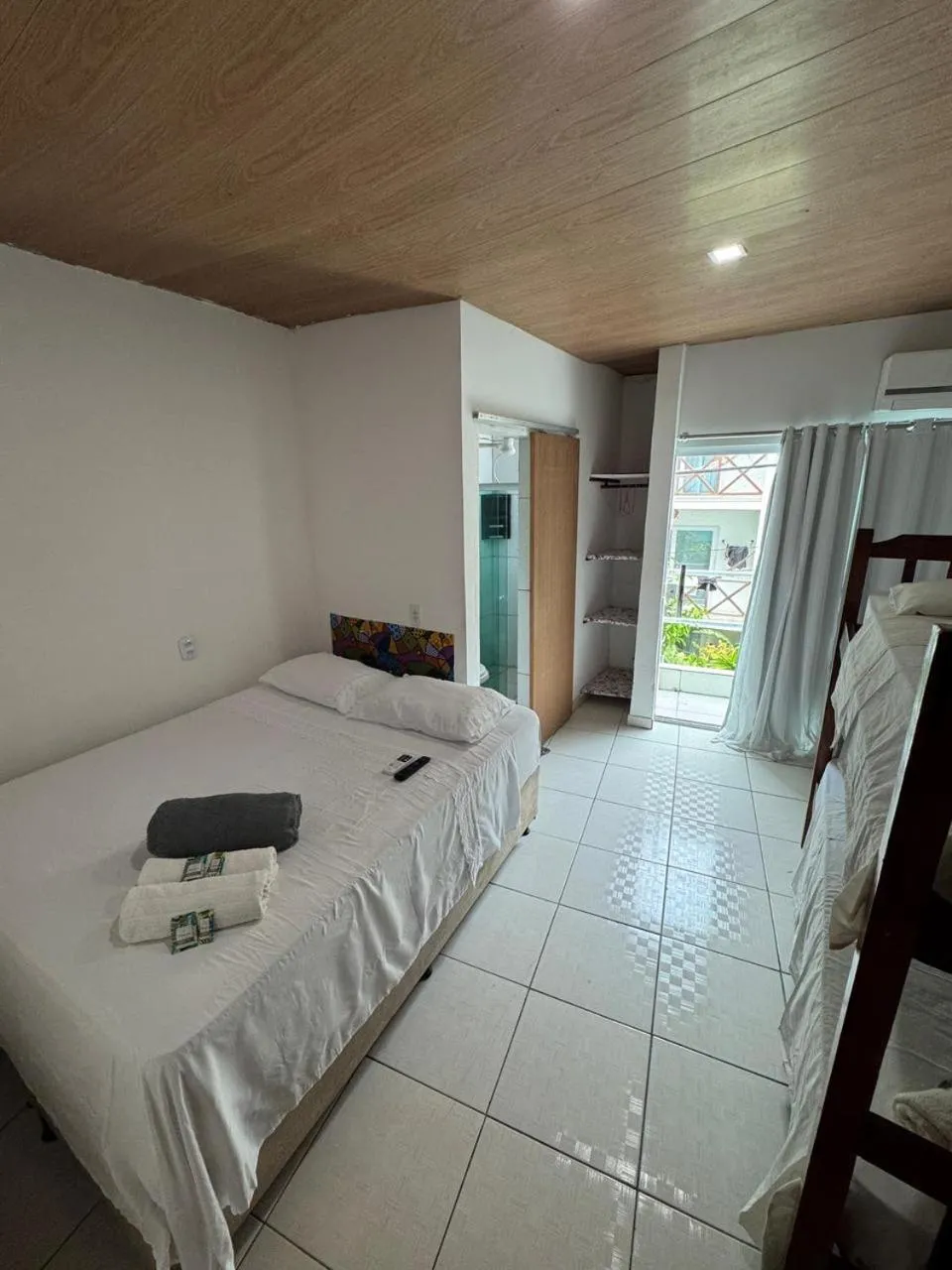 Bed in Pousada Shamah - Morro de São Paulo