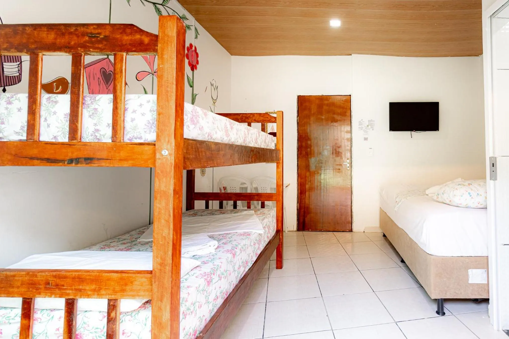 Bed in Pousada Shamah