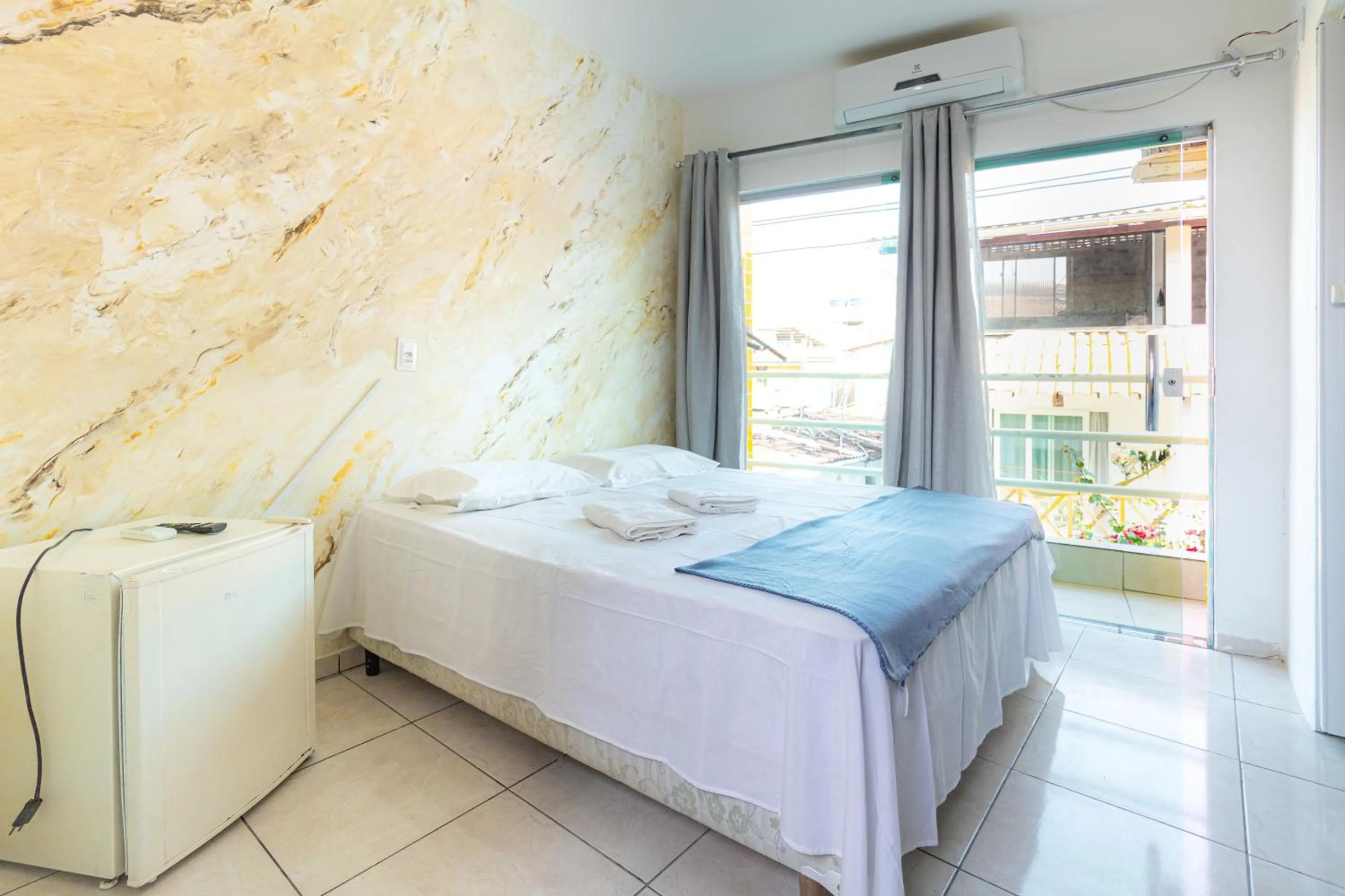 Bed in Pousada Shamah