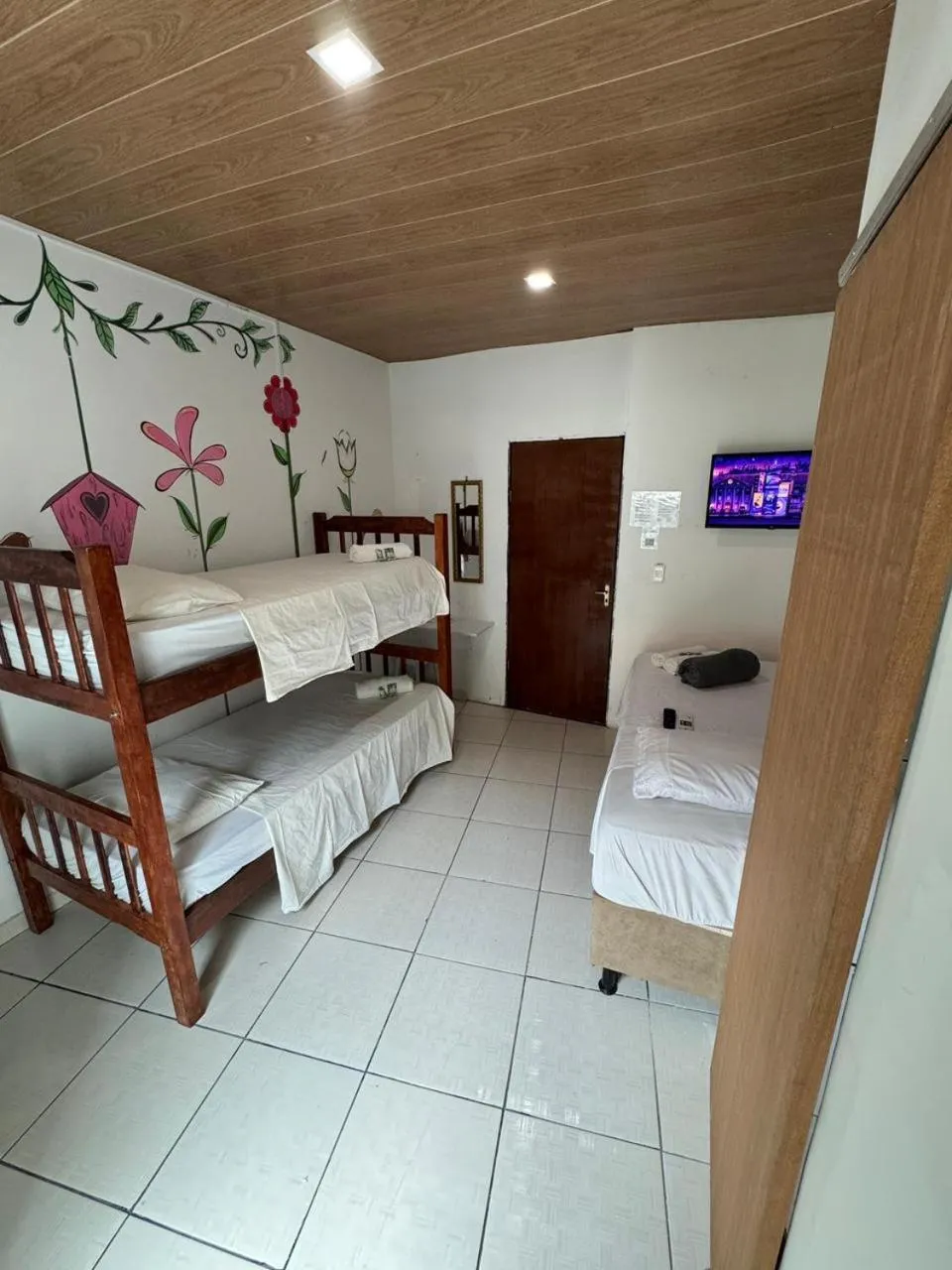 Bed in Pousada Shamah - Morro de São Paulo