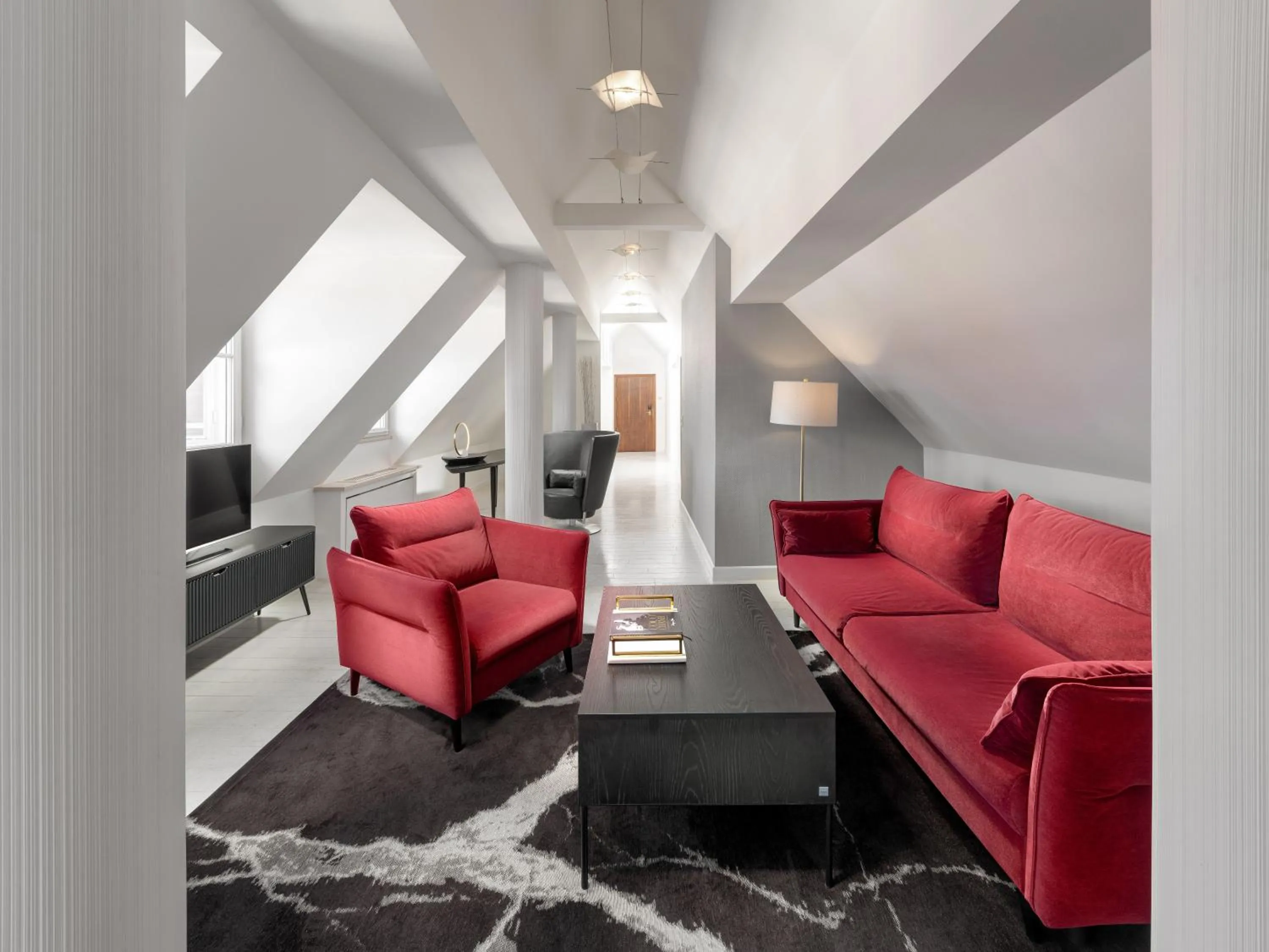 Seating area in Mamaison Le Regina Boutique Hotel