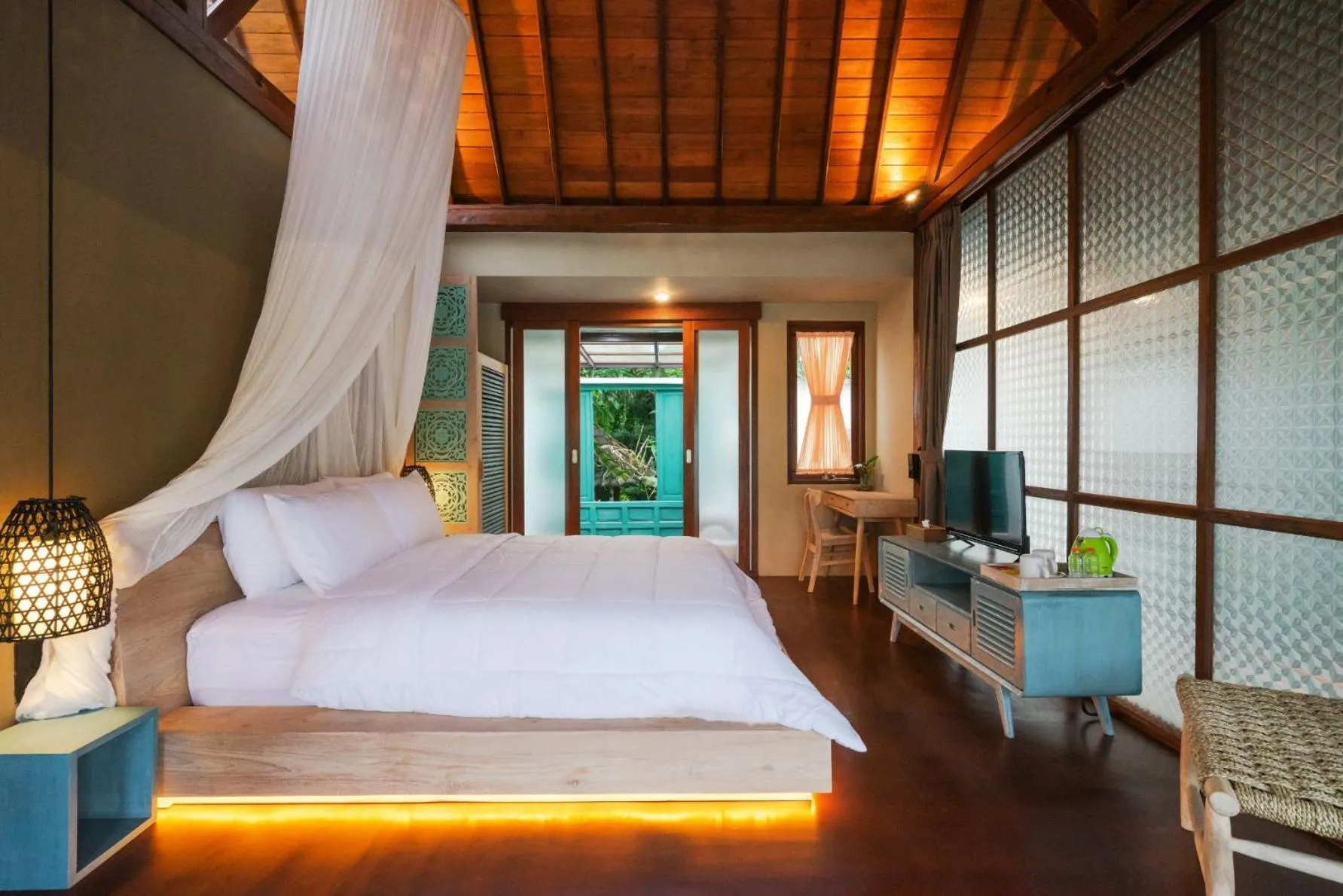 Bed in Nayaka Living Ubud