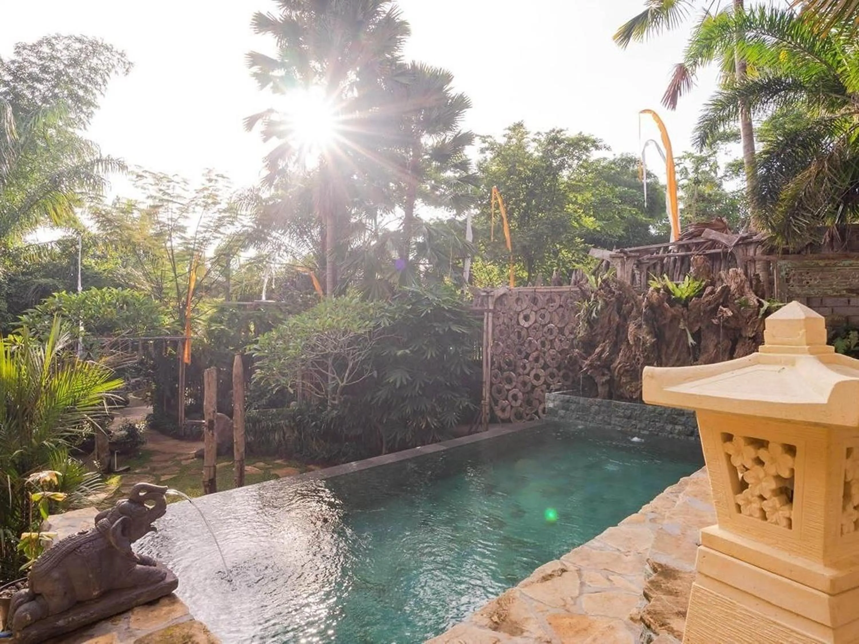Pool view in Nayaka Living Ubud