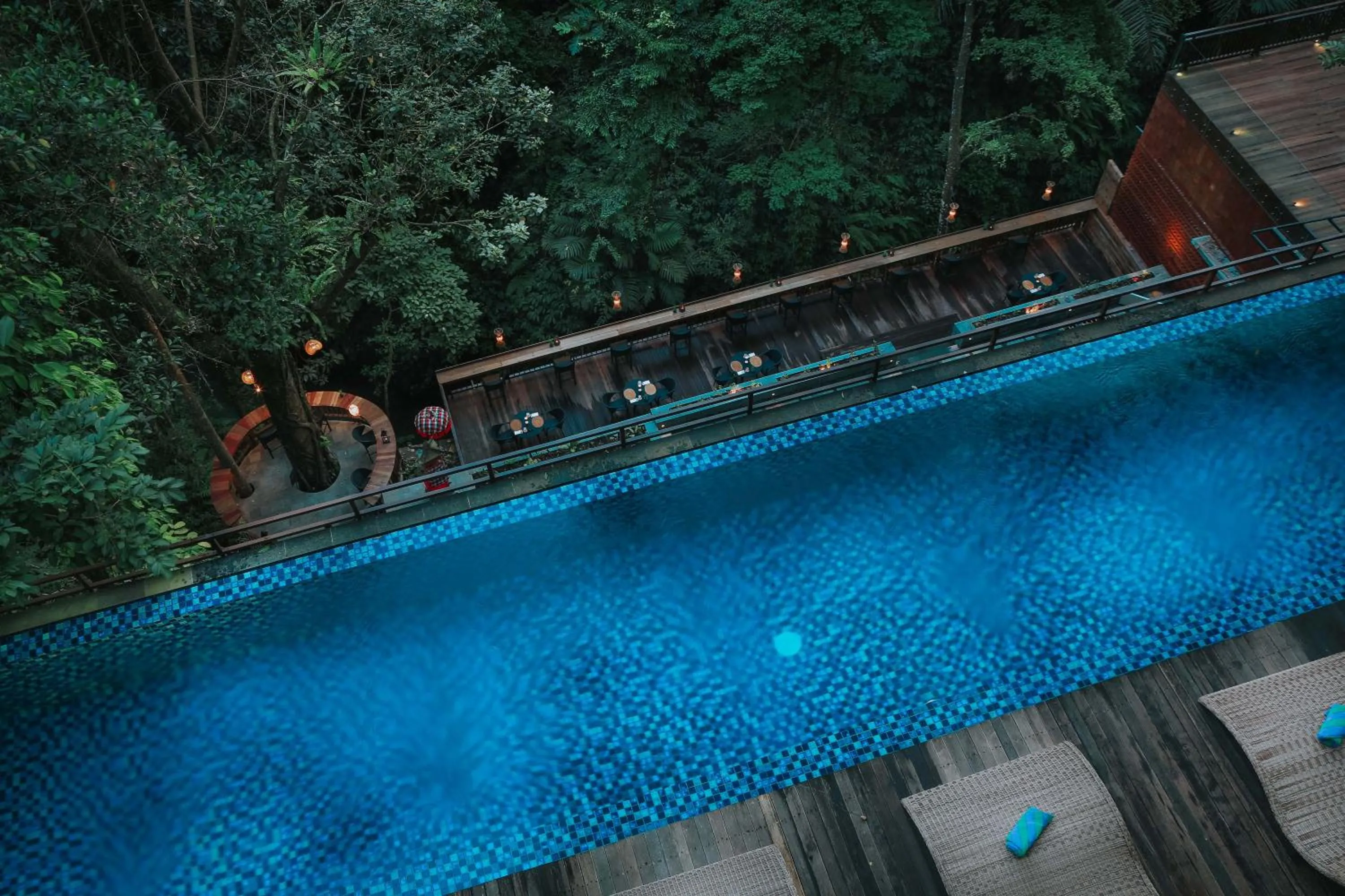 Pool view in The Sebali Resort