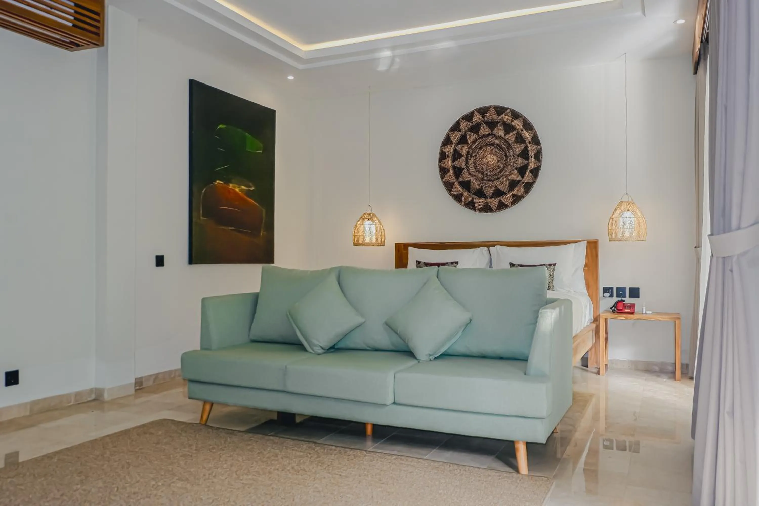 Bed in The Sebali Resort