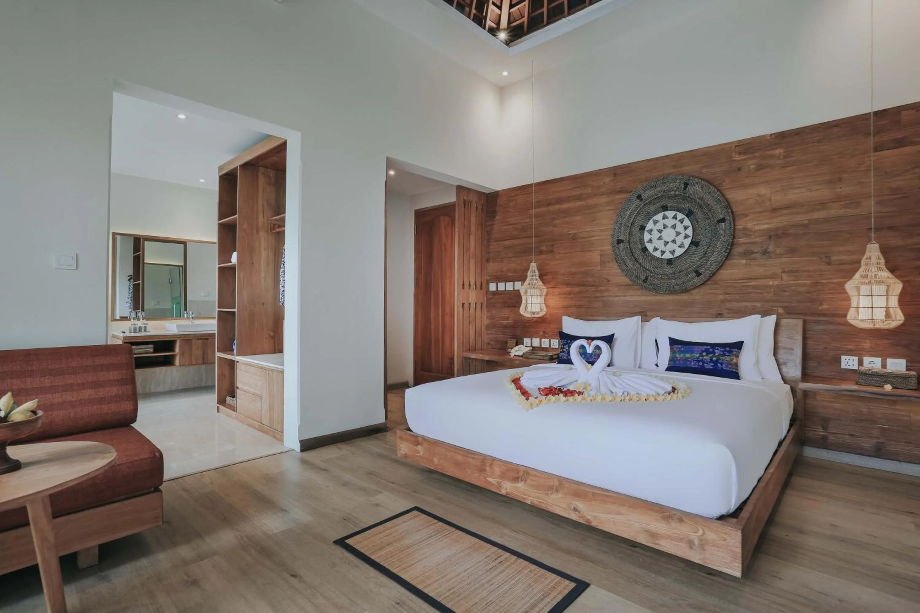 Bed in The Sebali Resort