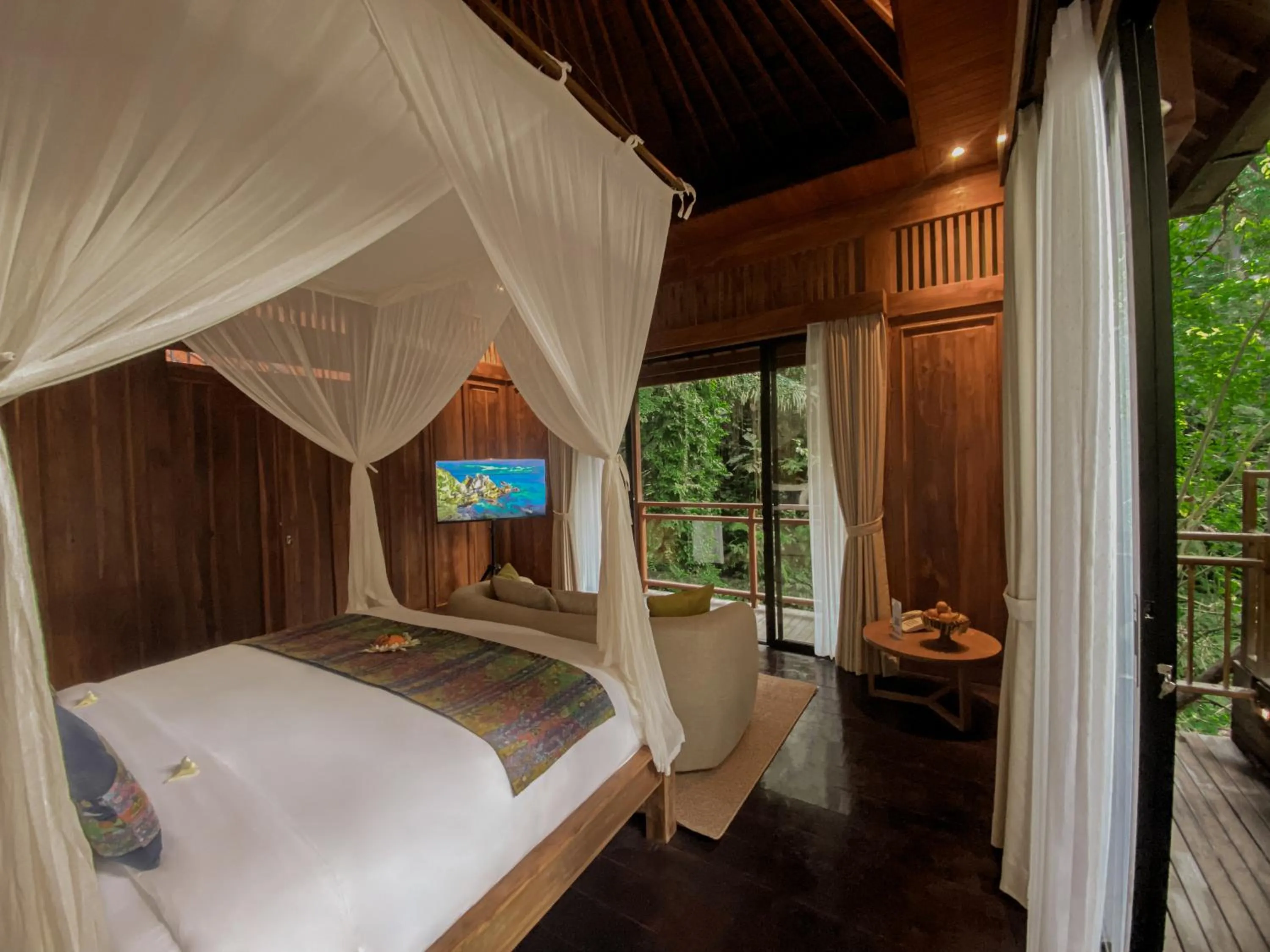Bed in The Sebali Resort