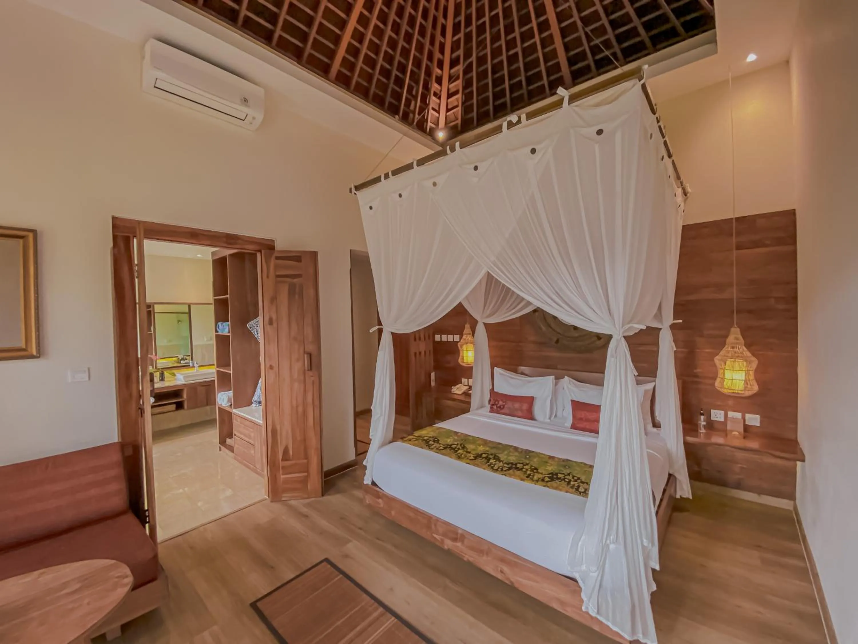 Bed in The Sebali Resort