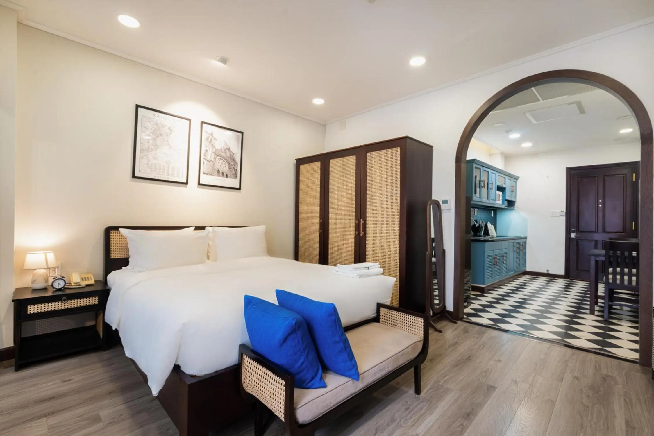 Photo of the whole room, Bed in Rustique Maison