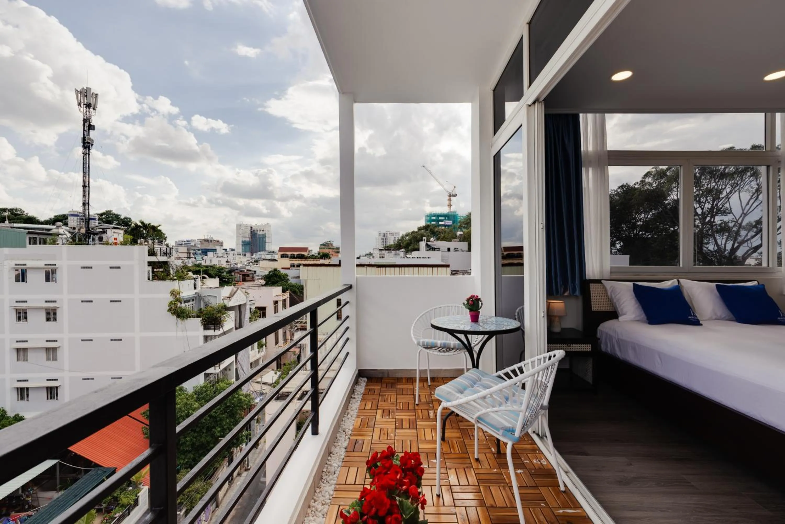 Balcony/Terrace in Rustique Maison