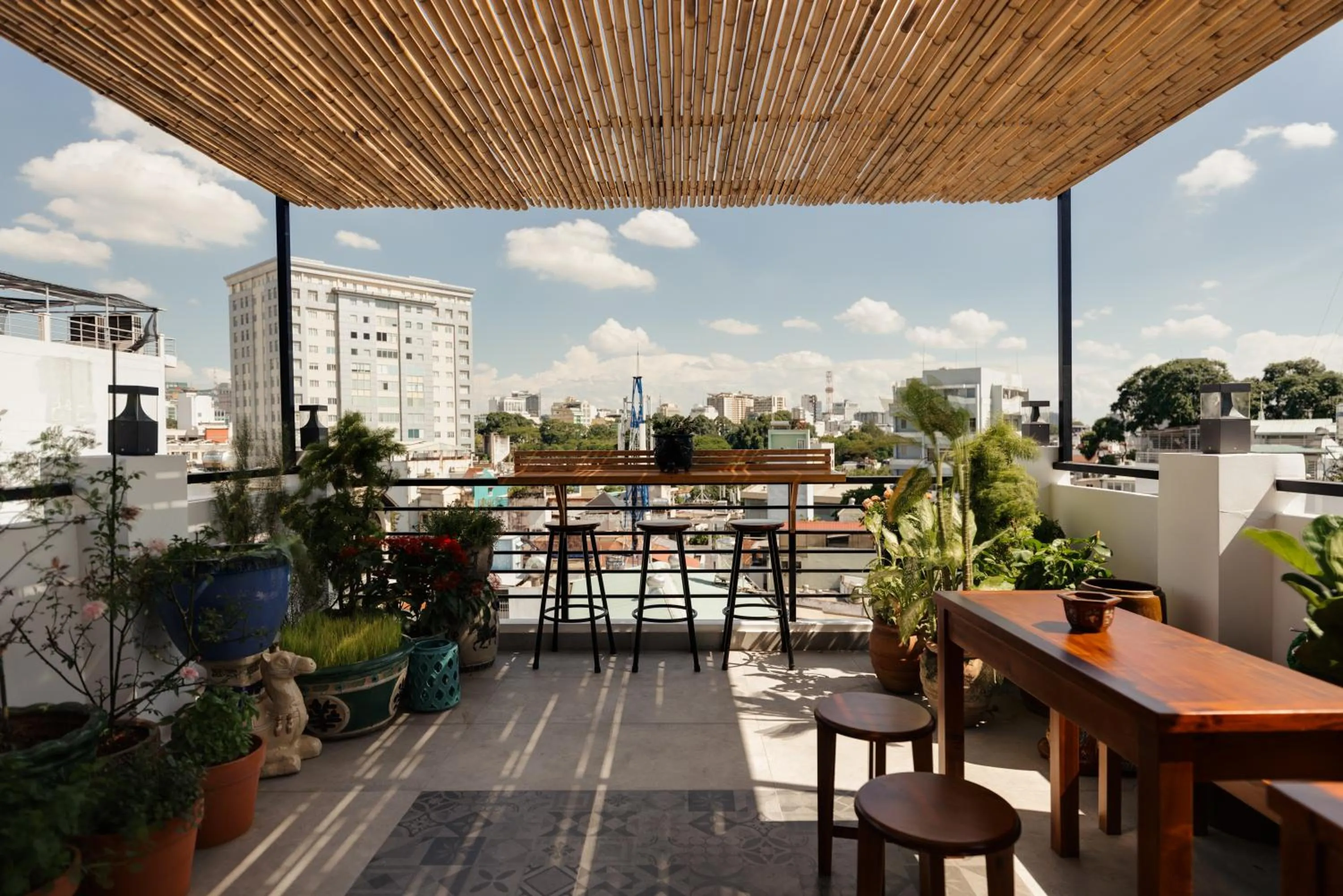 Balcony/Terrace in Rustique Maison