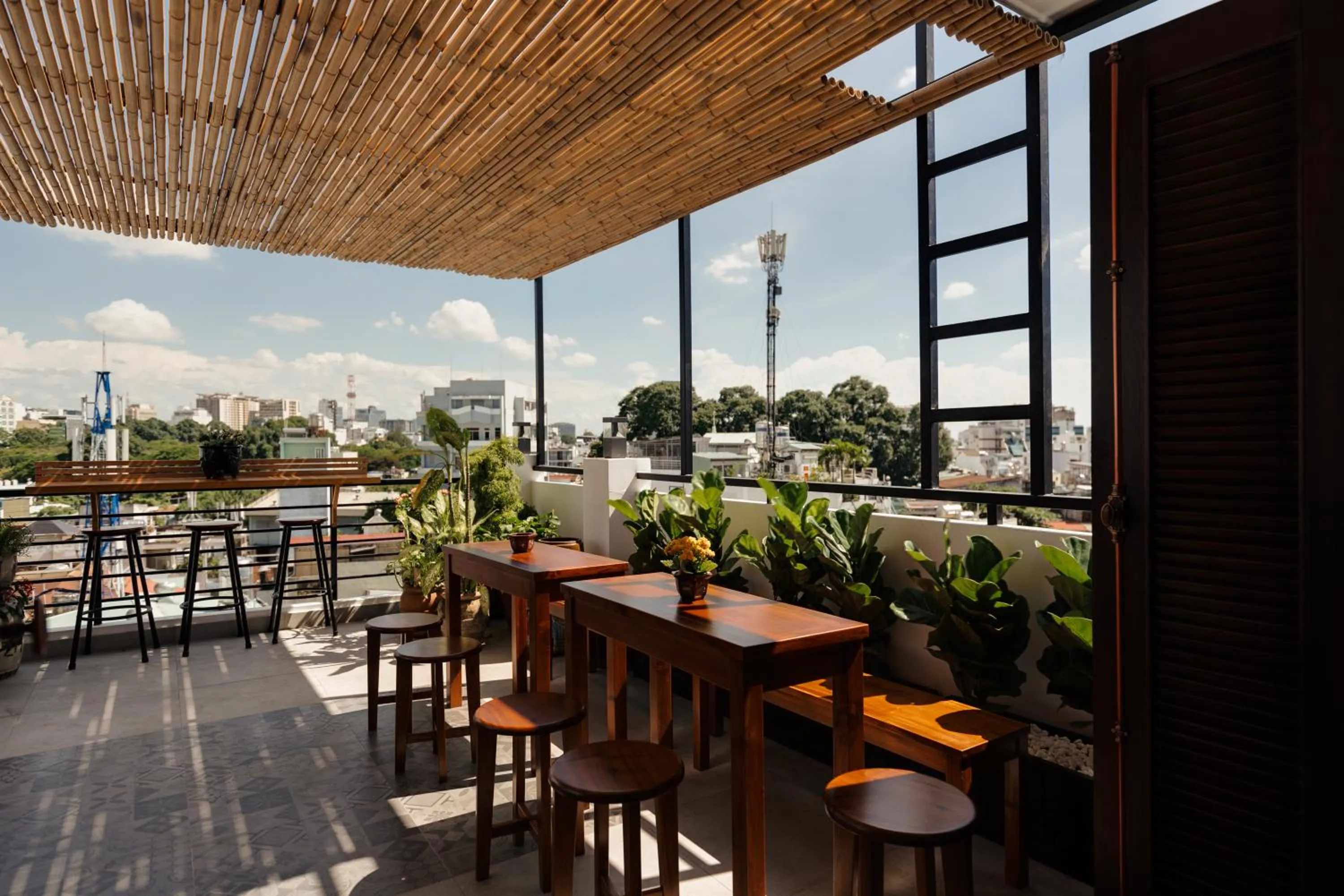Balcony/Terrace in Rustique Maison
